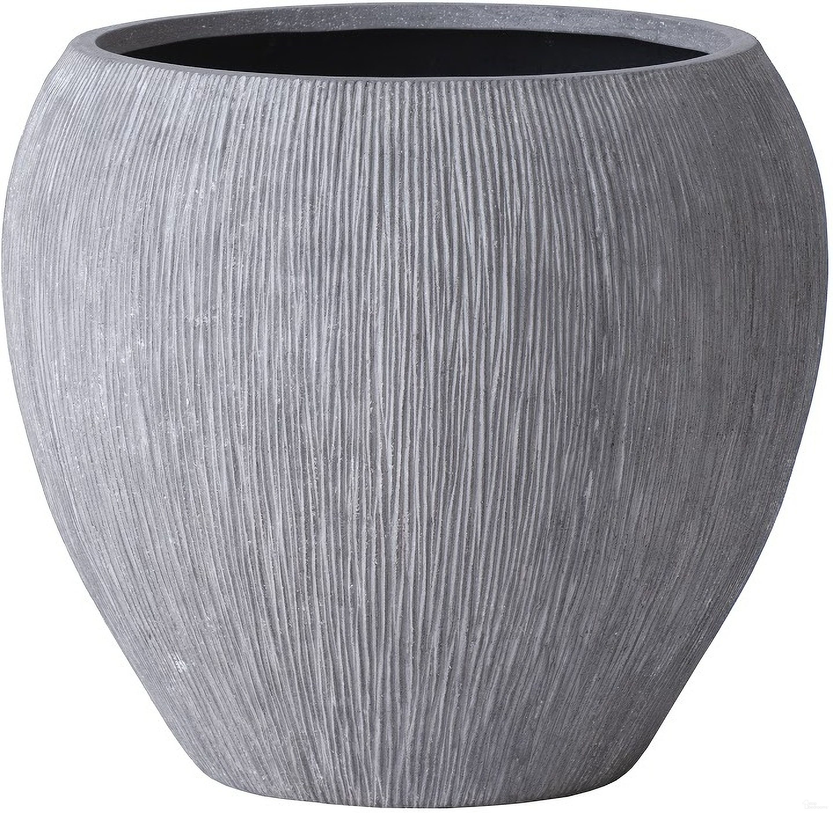 Brianna Small String Planter In Raw Gray