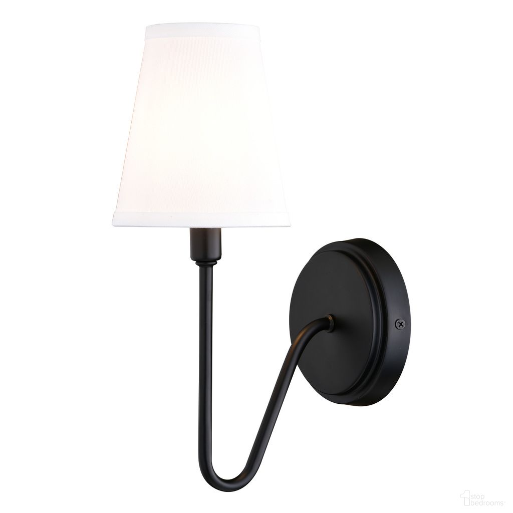 The appearance of Briar 1 Light Wall Light In Matte Black designed by Vaxcel in the traditional interior design. This matte black piece of furniture was selected by 1StopBedrooms from Briar Collection to add a touch of cosiness and style into your home. Sku: W0474. Material: Steel.