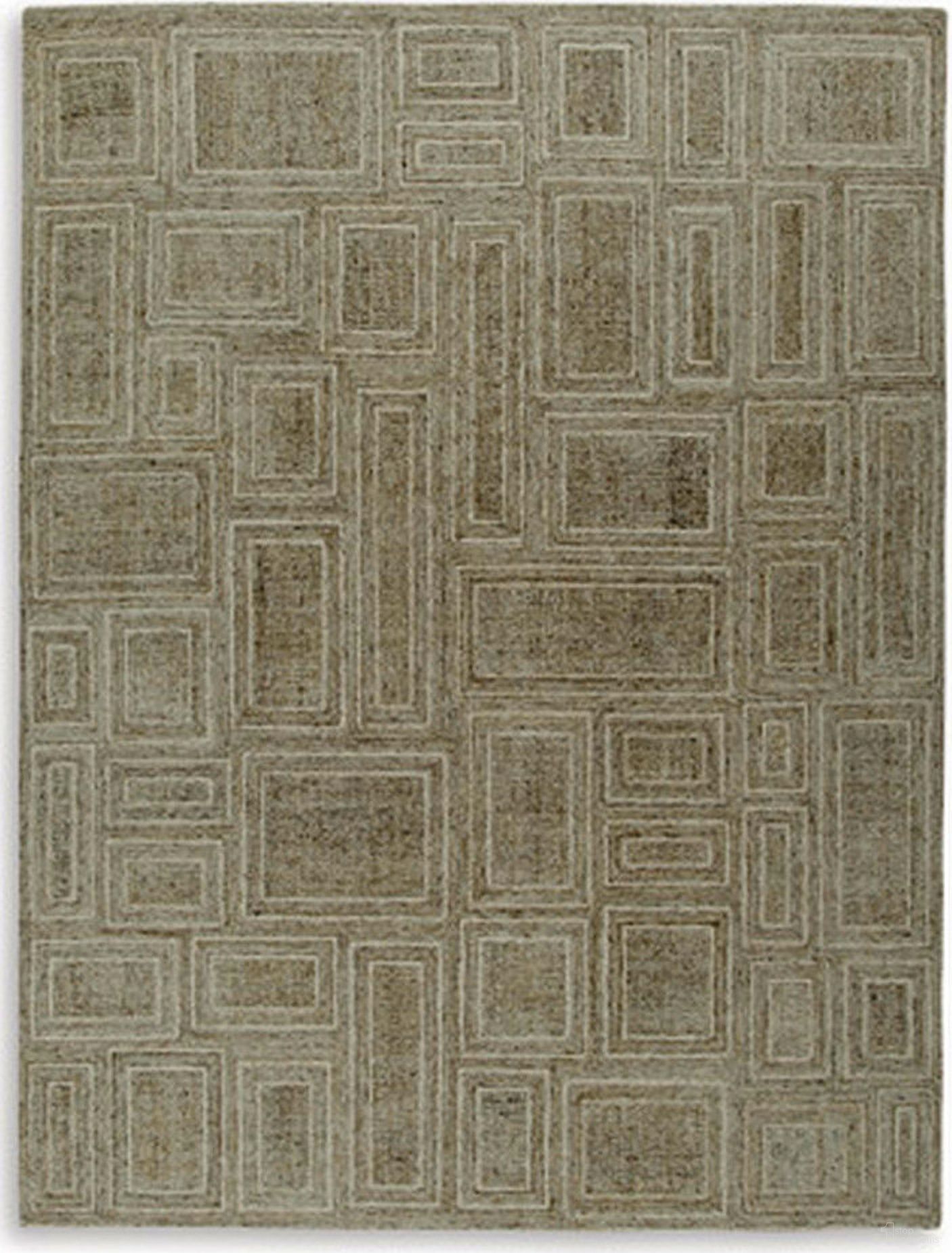 The appearance of Brickburgh Large Rug In Gray and Ivory designed by Signature Design by Ashley in the transitional interior design. This gray and ivory piece of furniture was selected by 1StopBedrooms from Brickburgh Collection to add a touch of cosiness and style into your home. Sku: R406901. Material: Fabric.