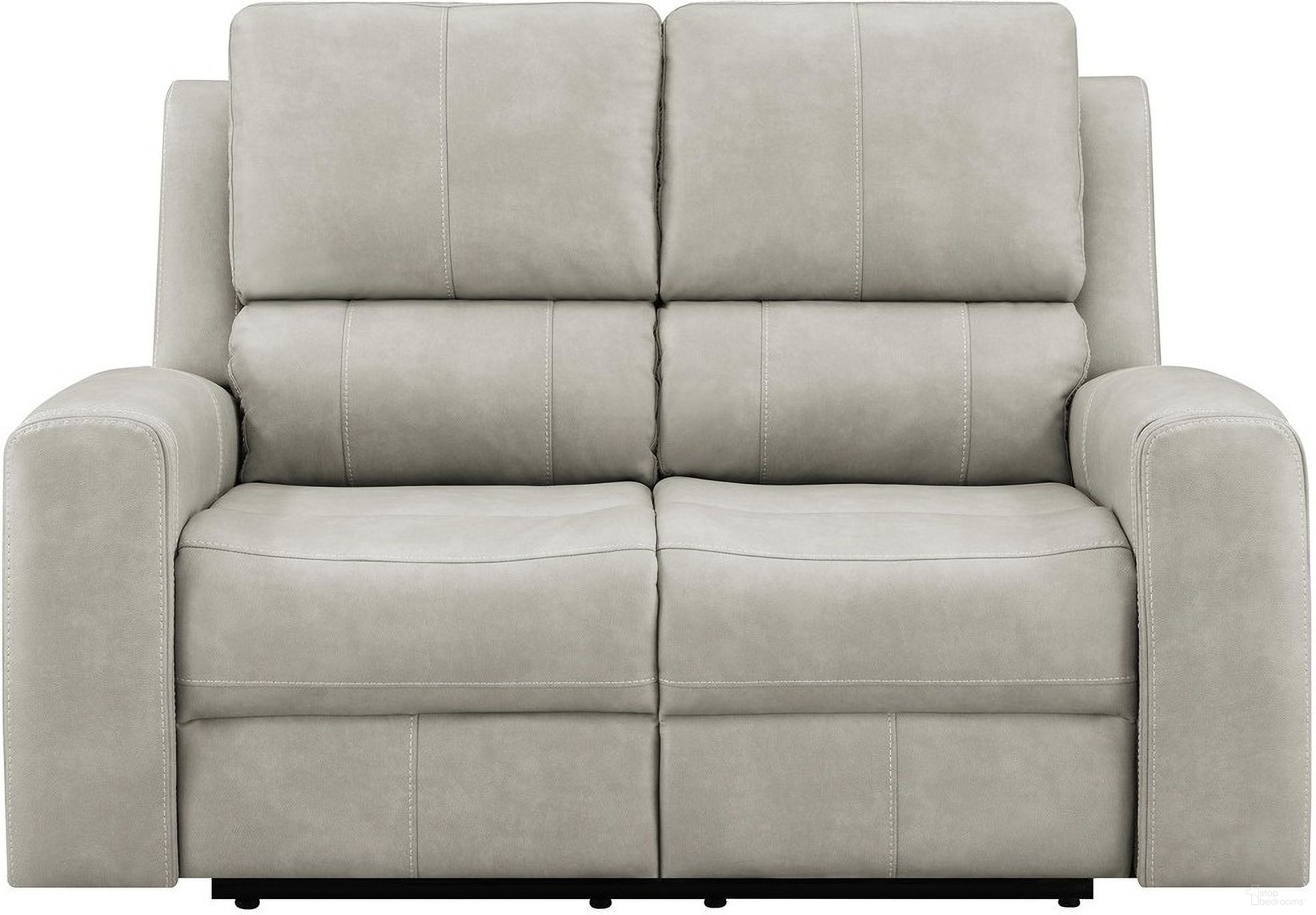 The appearance of Brickston Triple Power Reclining Loveseat In Grey designed by Coaster in the transitional interior design. This grey piece of furniture was selected by 1StopBedrooms from Brickston Collection to add a touch of cosiness and style into your home. Sku: 603435PPP. Material: Foam.
