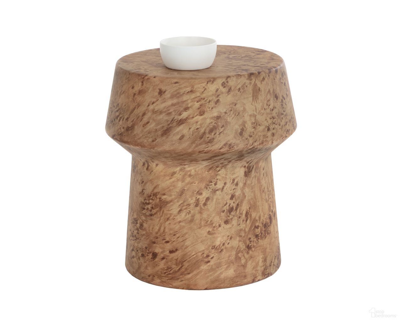 Brie End Table In Burl