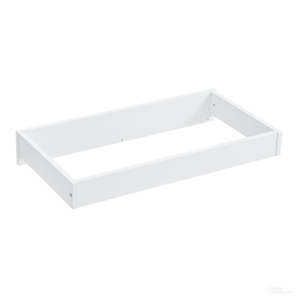 Briella 3 Drawer Changing Topper In White