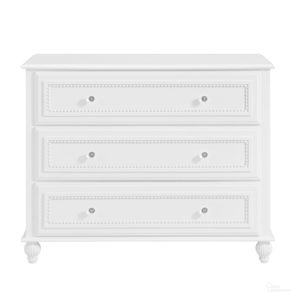 Briella 3 Drawer Dresser In White