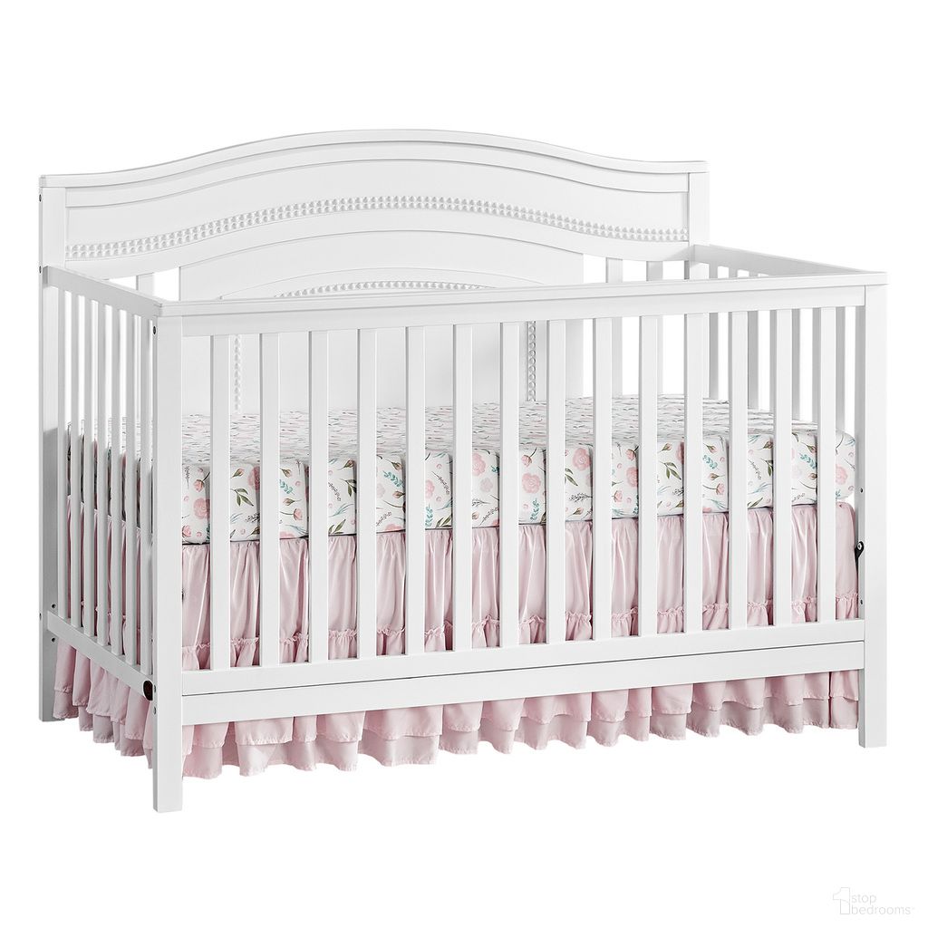 Briella 4 In 1 Convertible Crib In White
