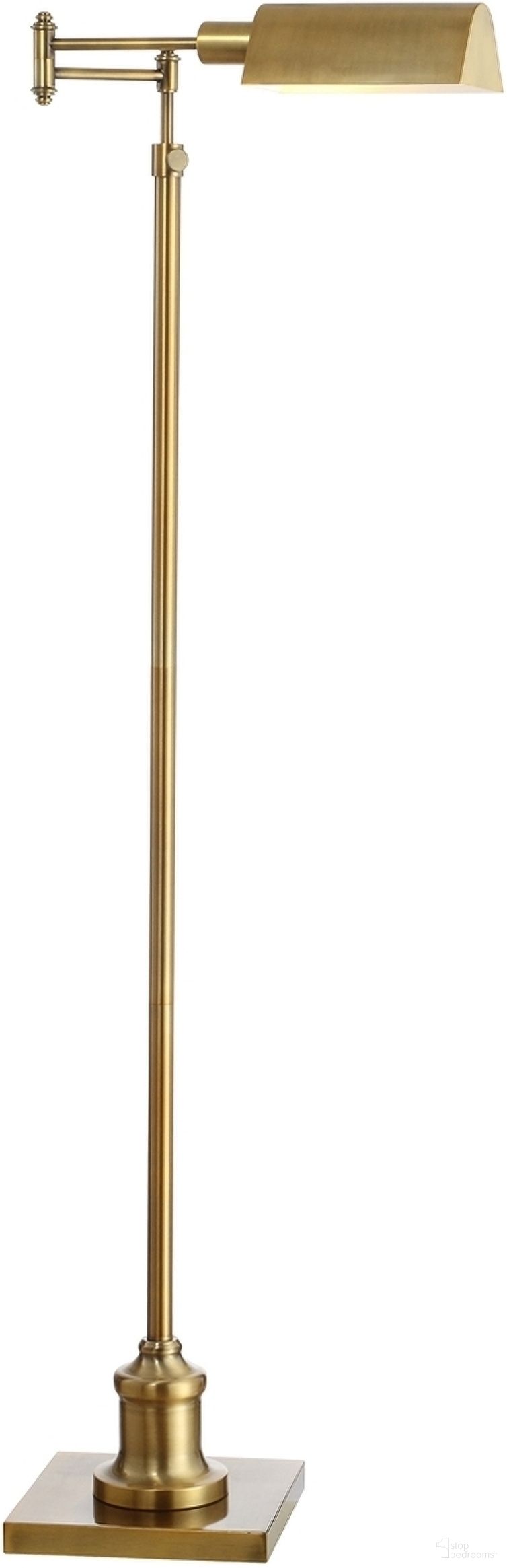 The appearance of Briggs Brass Gold Floor Lamp designed by Safavieh in the traditional interior design. This gold piece of furniture  was selected by 1StopBedrooms from Safavieh FLL Collection to add a touch of cosiness and style into your home. Sku: FLL4065A. Material: Brass.