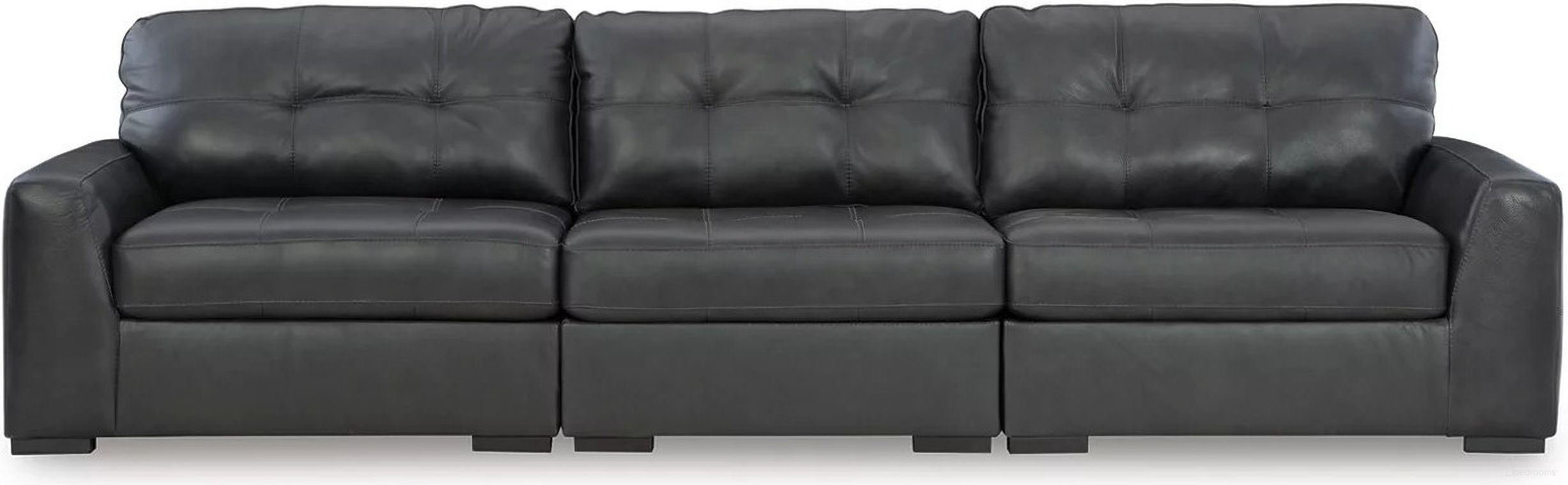 The appearance of Brindley Pier 3-Piece Sectional Sofa In Fog designed by Signature Design by Ashley in the modern / contemporary interior design. This fog piece of furniture was selected by 1StopBedrooms from Brindley Pier Collection to add a touch of cosiness and style into your home. Sku: 9950346;9950364;9950365. Material: Genuine Leather.