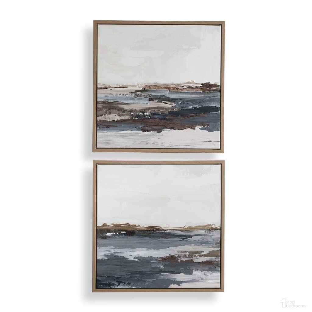 The appearance of Bring Me In Framed Landscape Painting Set of 2 In Multi designed by Uttermost in the coastal interior design. This multi piece of furniture was selected by 1StopBedrooms from Bring Me In Collection to add a touch of cosiness and style into your home. Sku: 32541. Material: Solid Wood.