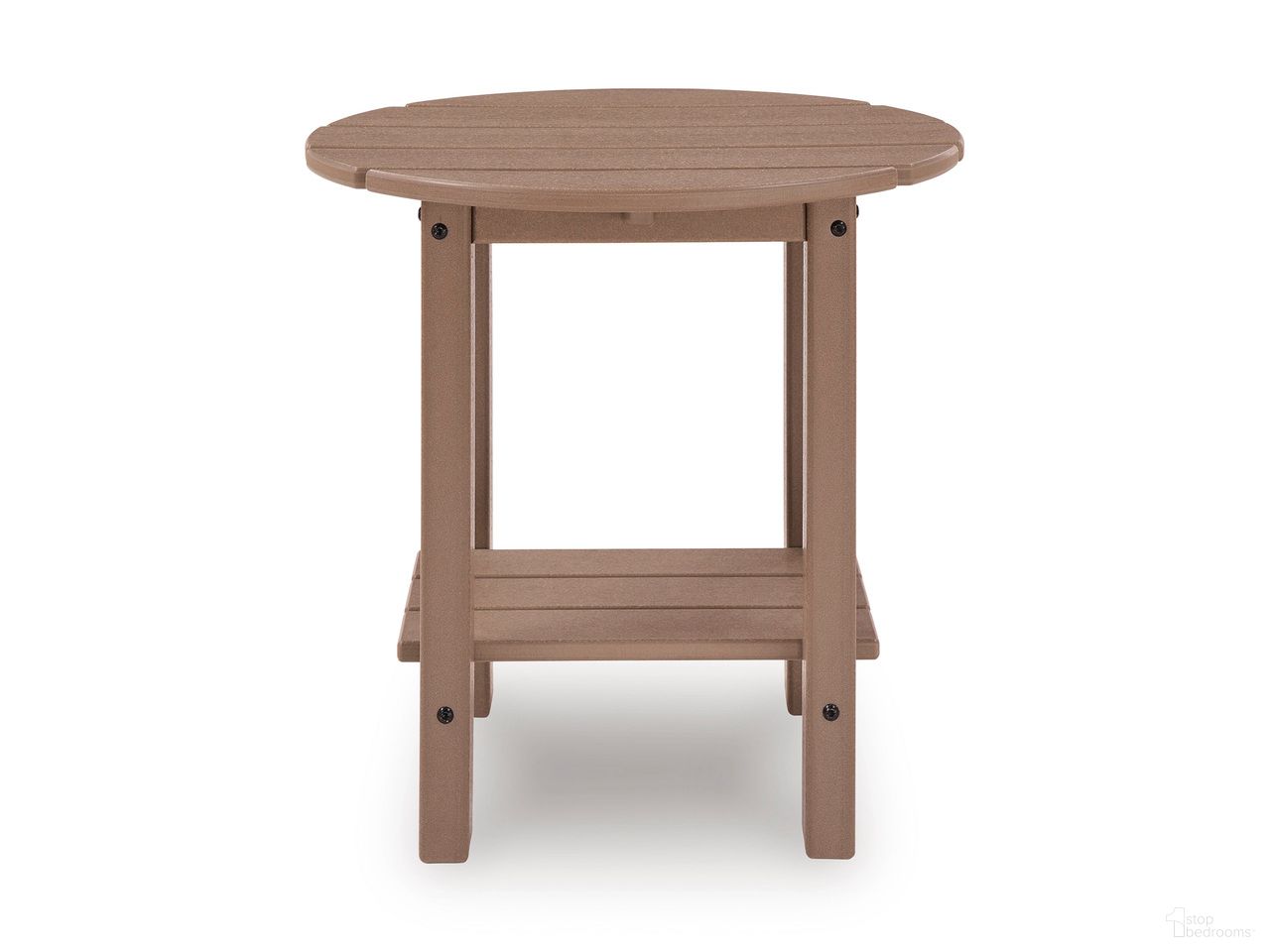 Brinnalli Outdoor End Table In Driftwood