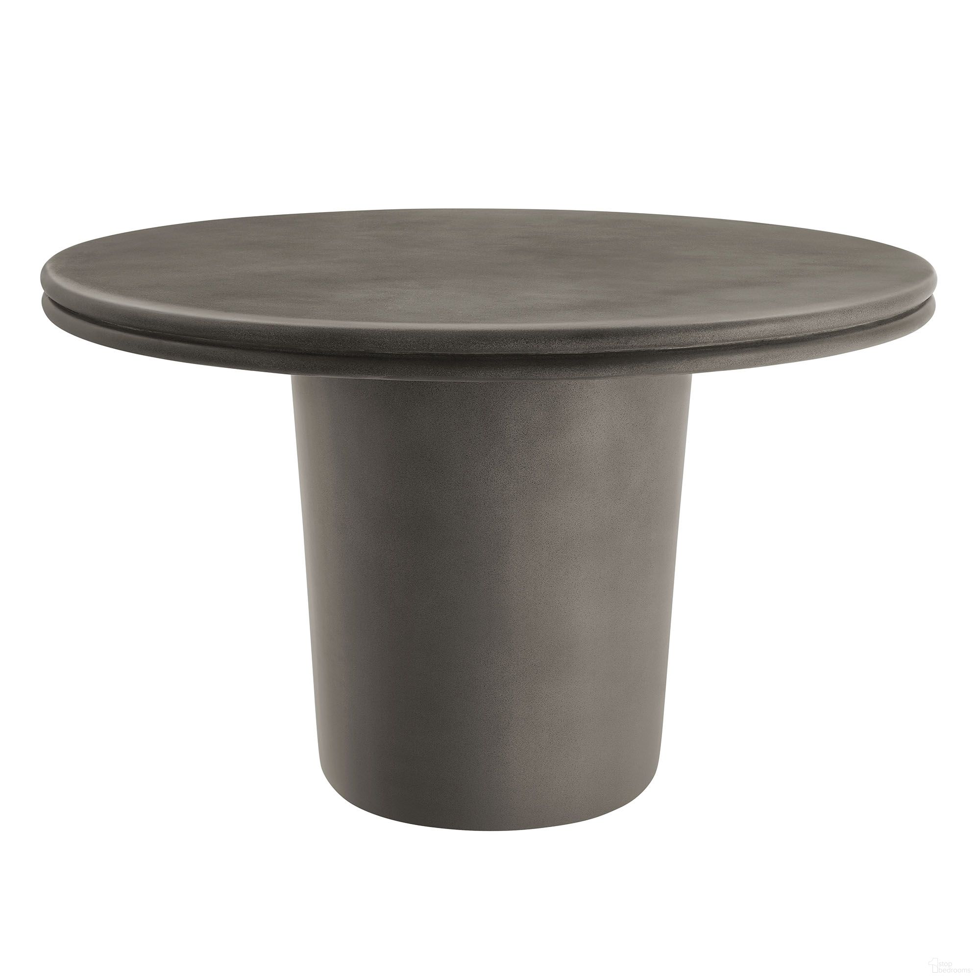 The appearance of Brion 48 Inch Indoor - Outdoor Patio Concrete Round Dining Table In Gray designed by Modway in the modern / contemporary interior design. This gray piece of furniture was selected by 1StopBedrooms from Brion Collection to add a touch of cosiness and style into your home. Sku: EEI-7087-GRY-BASE;EEI-7087-GRY-TOP. Material: Concrete.