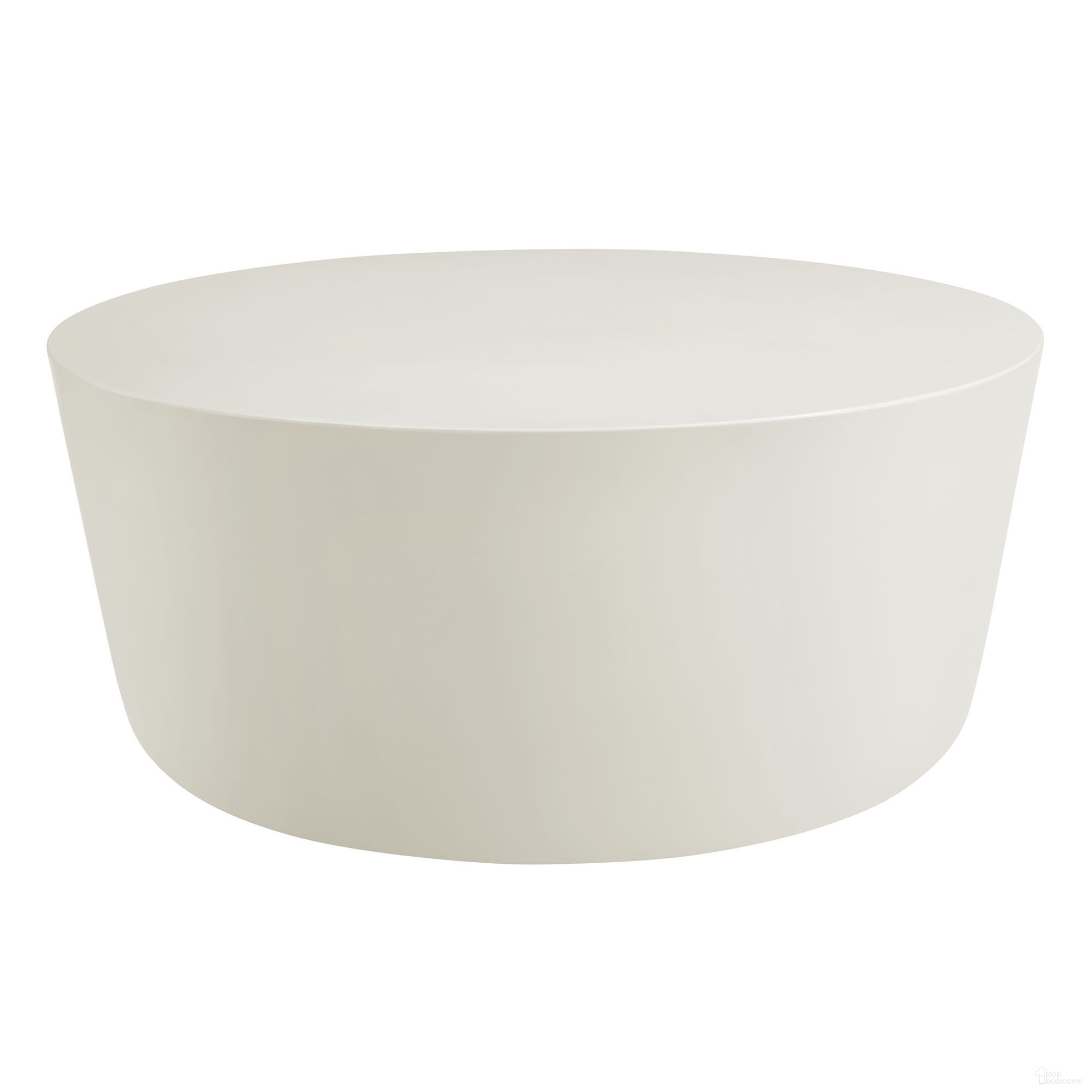 The appearance of Brion Round Indoor - Outdoor Patio Concrete Coffee Table In White designed by Modway in the modern / contemporary interior design. This white piece of furniture was selected by 1StopBedrooms from Brion Collection to add a touch of cosiness and style into your home. Sku: EEI-7099-WHI. Material: Concrete.