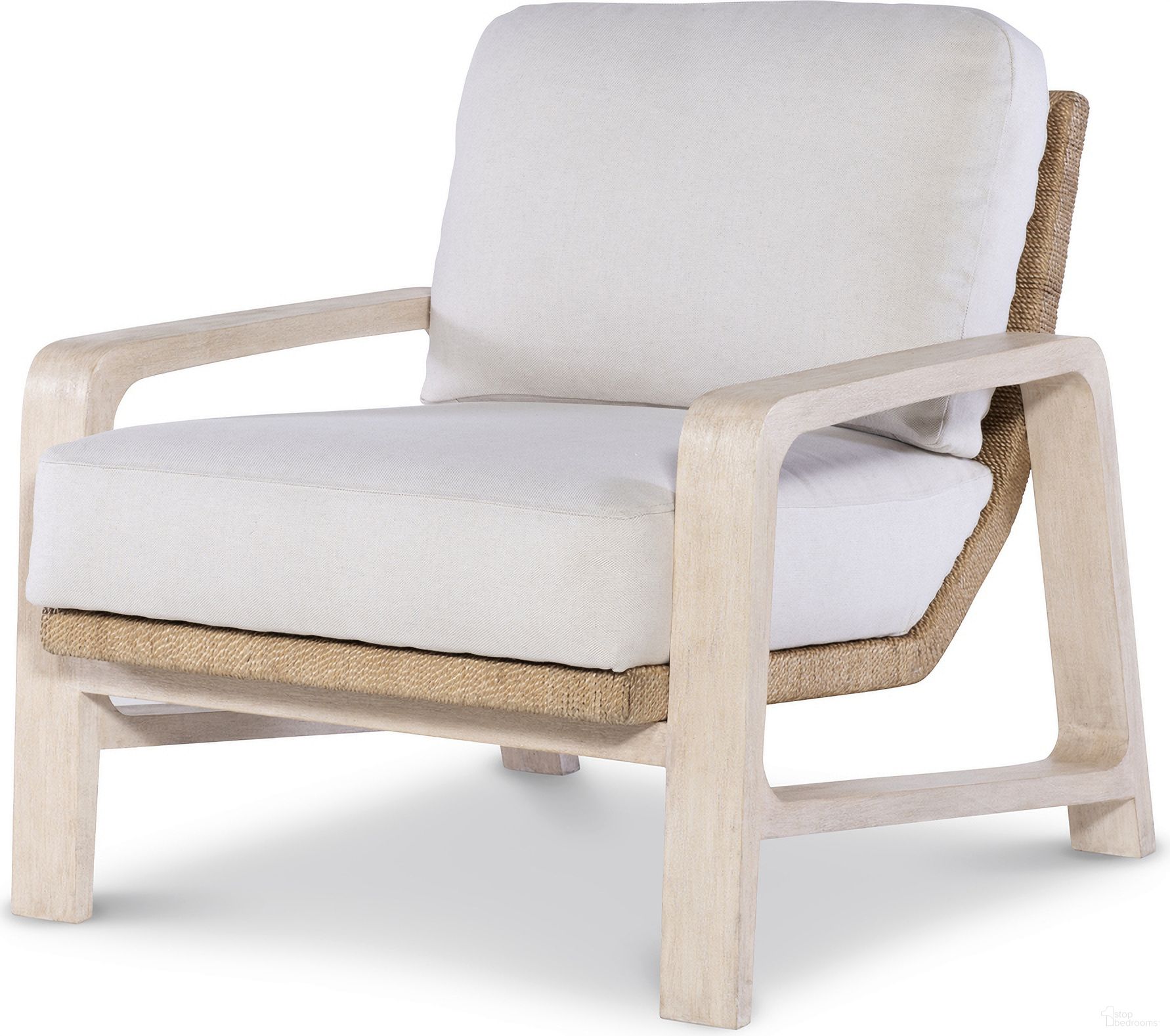 The appearance of Brisa Lounge Chair In White Wash designed by Century Furniture in the modern / contemporary interior design. This white wash piece of furniture was selected by 1StopBedrooms from Curate Collection to add a touch of cosiness and style into your home. Sku: CT6112. Material: Wood.