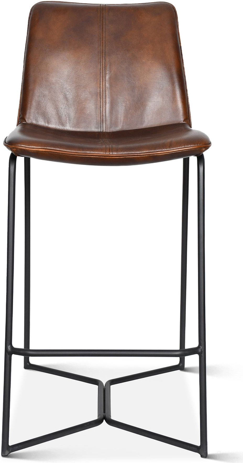 The appearance of Brisbane Counter Chair In Hand Washed Chestnut - Set of 2 designed by Home Trends and Design in the transitional interior design. This chestnut piece of furniture was selected by 1StopBedrooms from Brisbane Collection to add a touch of cosiness and style into your home. Sku: ZWBRIMCC-CH. Material: Leather.