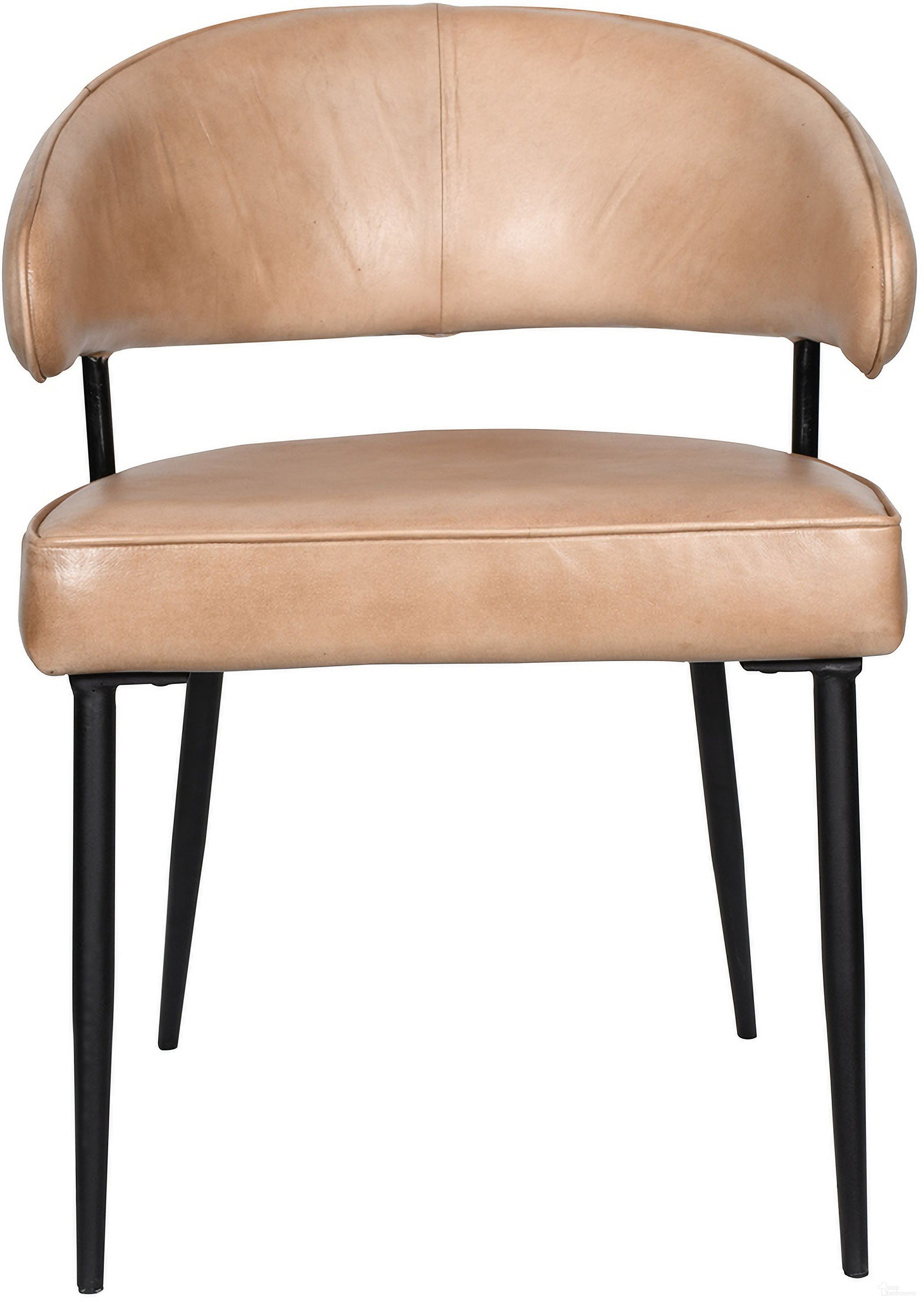 The appearance of Brisbane Dover Armchair In Antique Ivory Leather designed by Home Trends and Design in the transitional interior design. This antique ivory piece of furniture  was selected by 1StopBedrooms from Brisbane Collection to add a touch of cosiness and style into your home. Sku: ZWBRIDAC-AI. Material: Leather. Chair Type: Arm Chair.
