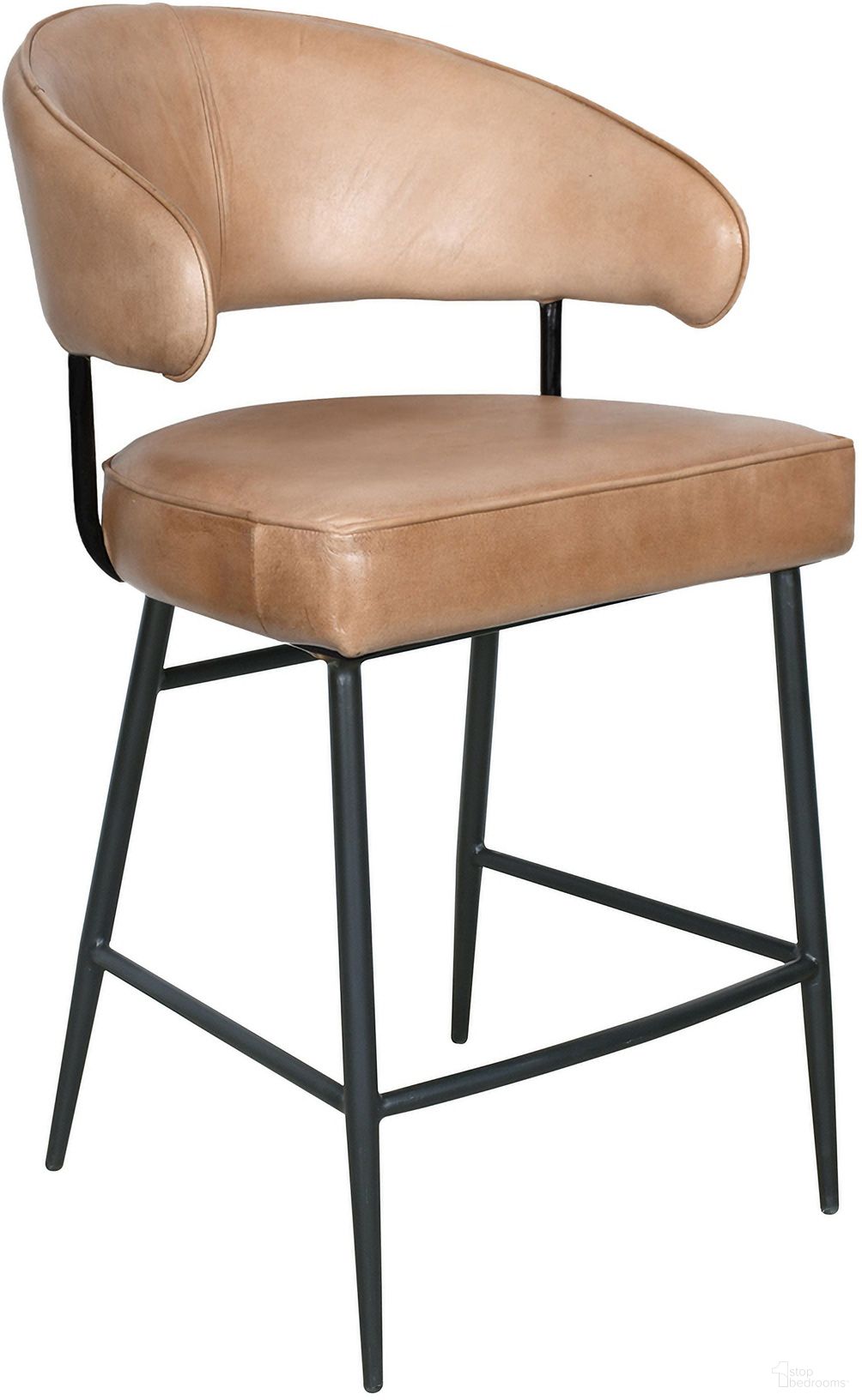 The appearance of Brisbane Dover Counter Chair In Antique Ivory Leather designed by Home Trends and Design in the transitional interior design. This antique ivory piece of furniture was selected by 1StopBedrooms from Brisbane Collection to add a touch of cosiness and style into your home. Sku: ZWBRIDCCAI. Material: Reclaimed Iron.