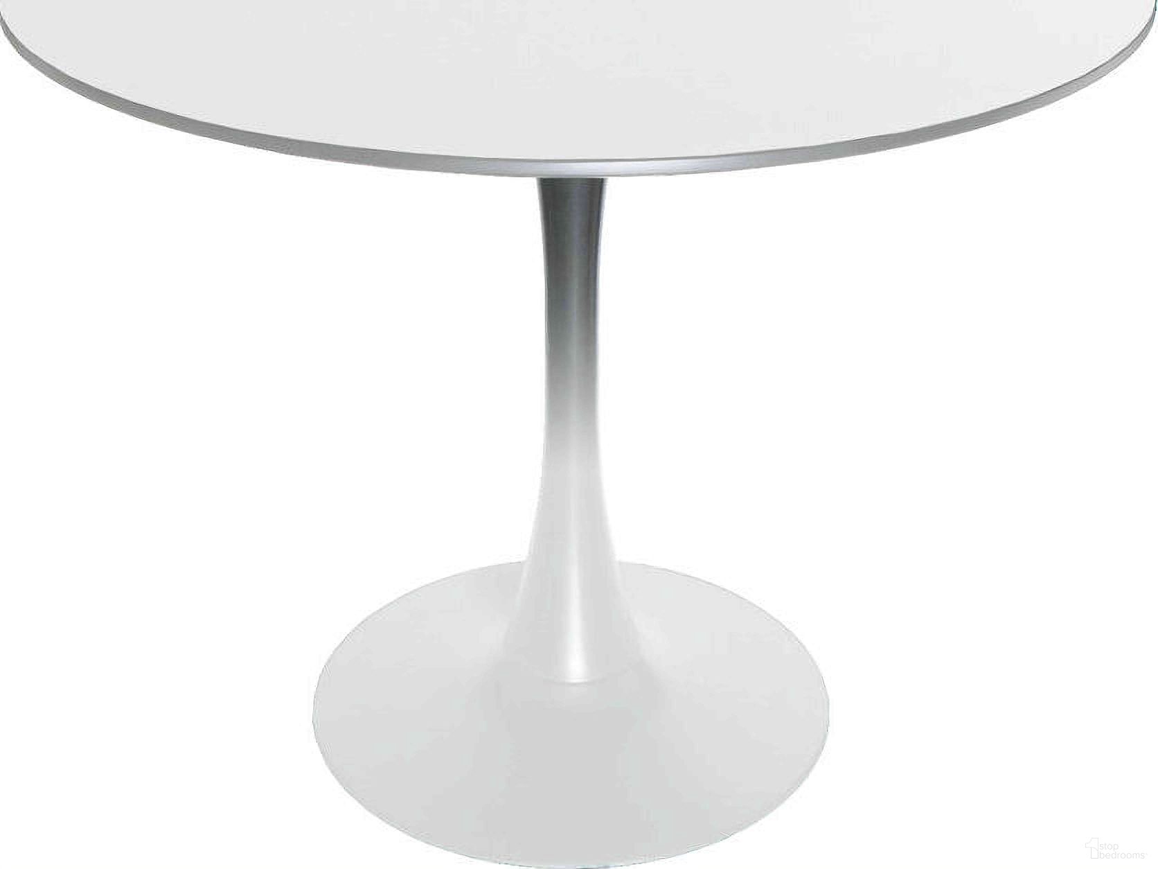 Bristol Round Dining Table In White