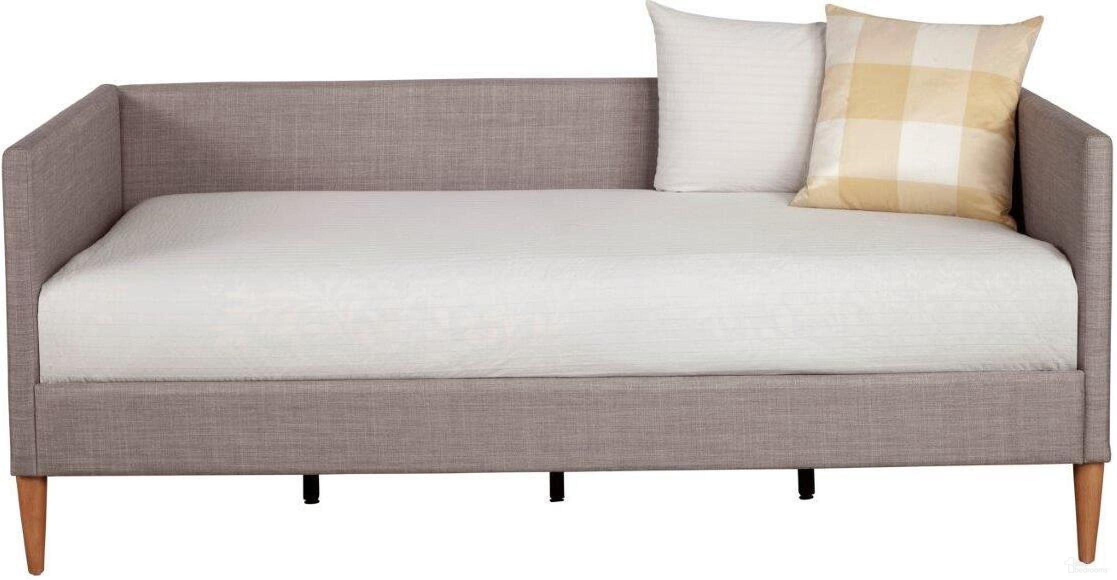 The appearance of Britney Day Bed In Dark Grey designed by Alpine in the transitional interior design. This dark grey piece of furniture was selected by 1StopBedrooms from Britney Collection to add a touch of cosiness and style into your home. Sku: 1296T. Bed Type: Daybed. Bed Size: Twin. Material: Poplar.