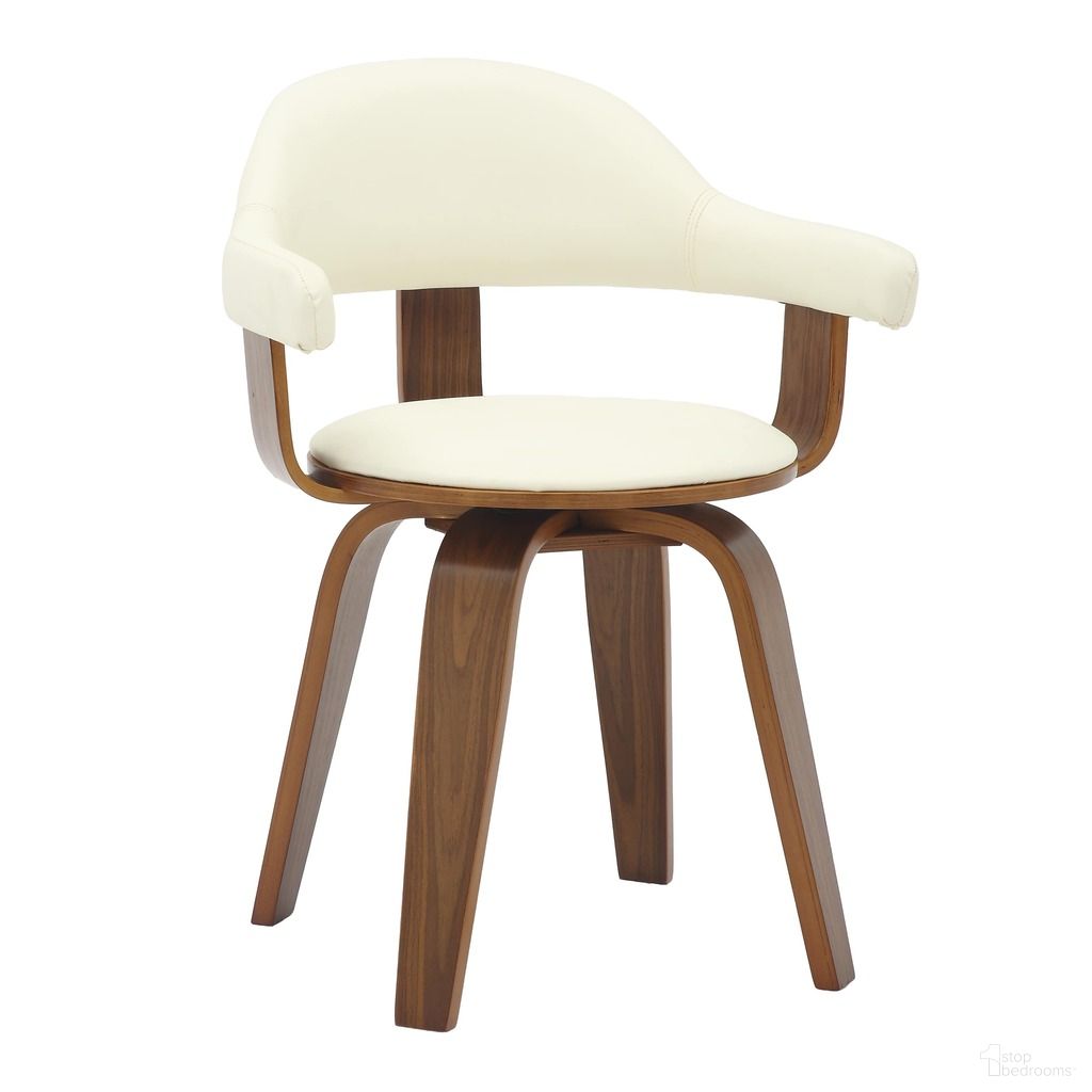 The appearance of Brivo Wooden Dining Chair with Walnut Color Frame In White designed by LeisureMod in the modern / contemporary interior design. This white piece of furniture was selected by 1StopBedrooms from Brivo Collection to add a touch of cosiness and style into your home. Sku: BC22W. Material: Leather. Chair Type: Arm Chair.
