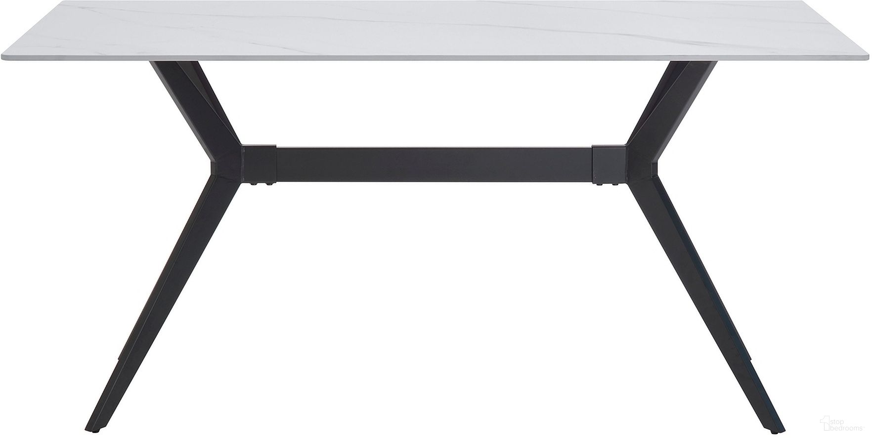 The appearance of Brixley Dining Table In Black and Gray designed by Homelegance in the modern / contemporary interior design. This black and gray piece of furniture was selected by 1StopBedrooms from Brixley Collection to add a touch of cosiness and style into your home. Sku: 5916-63T;5916-63B. Table Base Style: Trestle. Material: Marble. Table Top Shape: Rectangular. Size: 36" x 63".