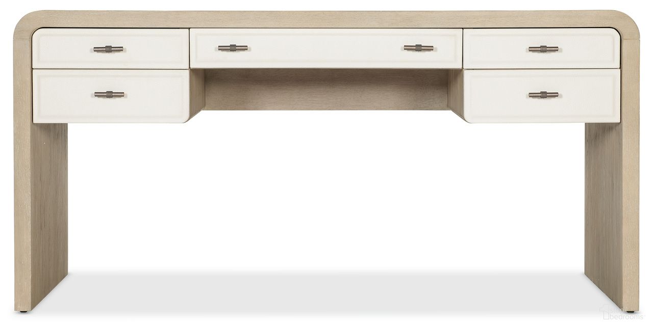The appearance of Brixton Writing Desk In Light Wood designed by Hooker in the transitional interior design. This light wood piece of furniture was selected by 1StopBedrooms from Brixton Collection to add a touch of cosiness and style into your home. Sku: 6022-10458-80. Material: Elm.