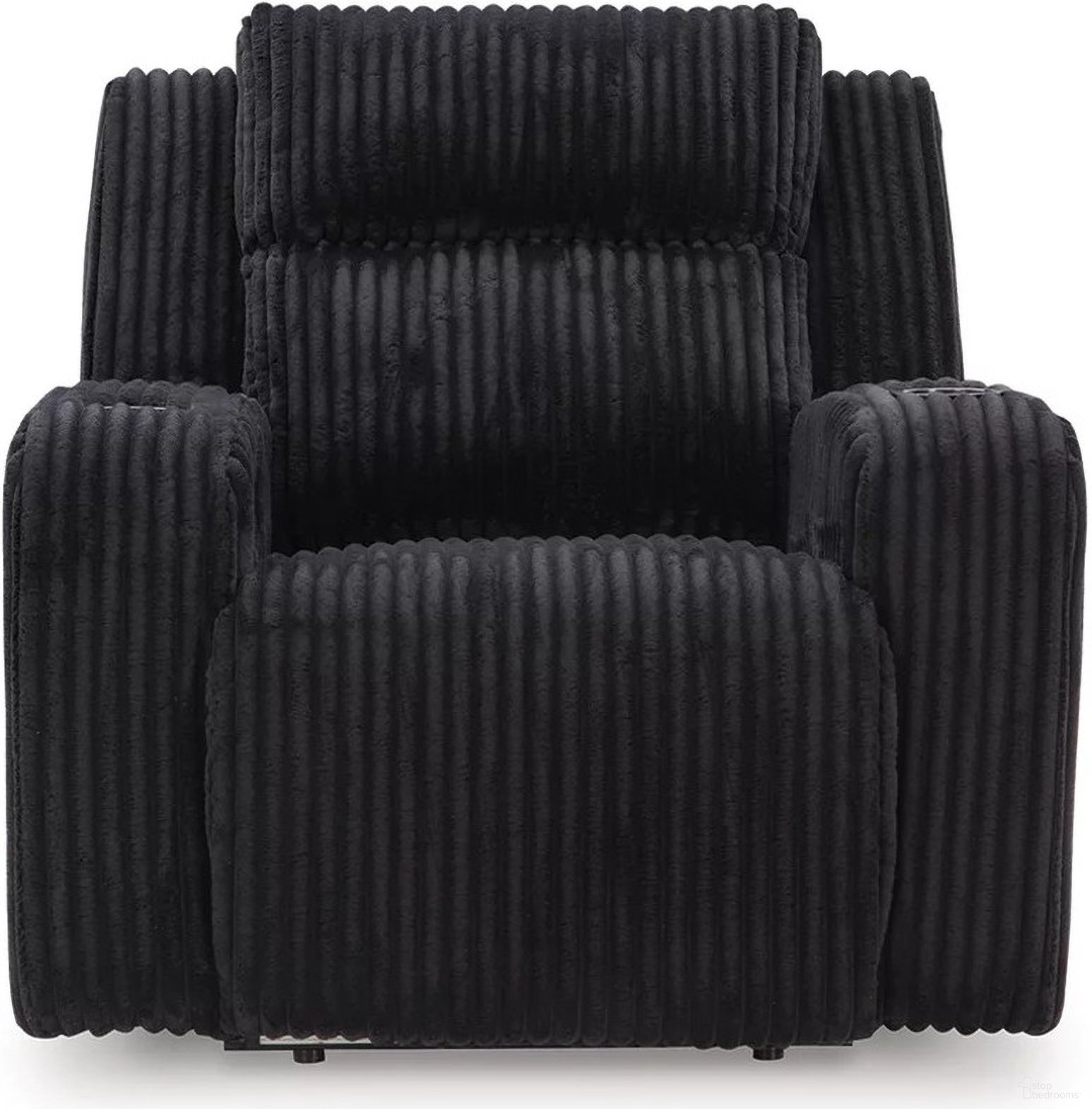 The appearance of Broad Cove Power Recliner In Black designed by Signature Design by Ashley in the modern / contemporary interior design. This black piece of furniture was selected by 1StopBedrooms from Broad Cove Collection to add a touch of cosiness and style into your home. Sku: NC6420213. Material: Fabric.