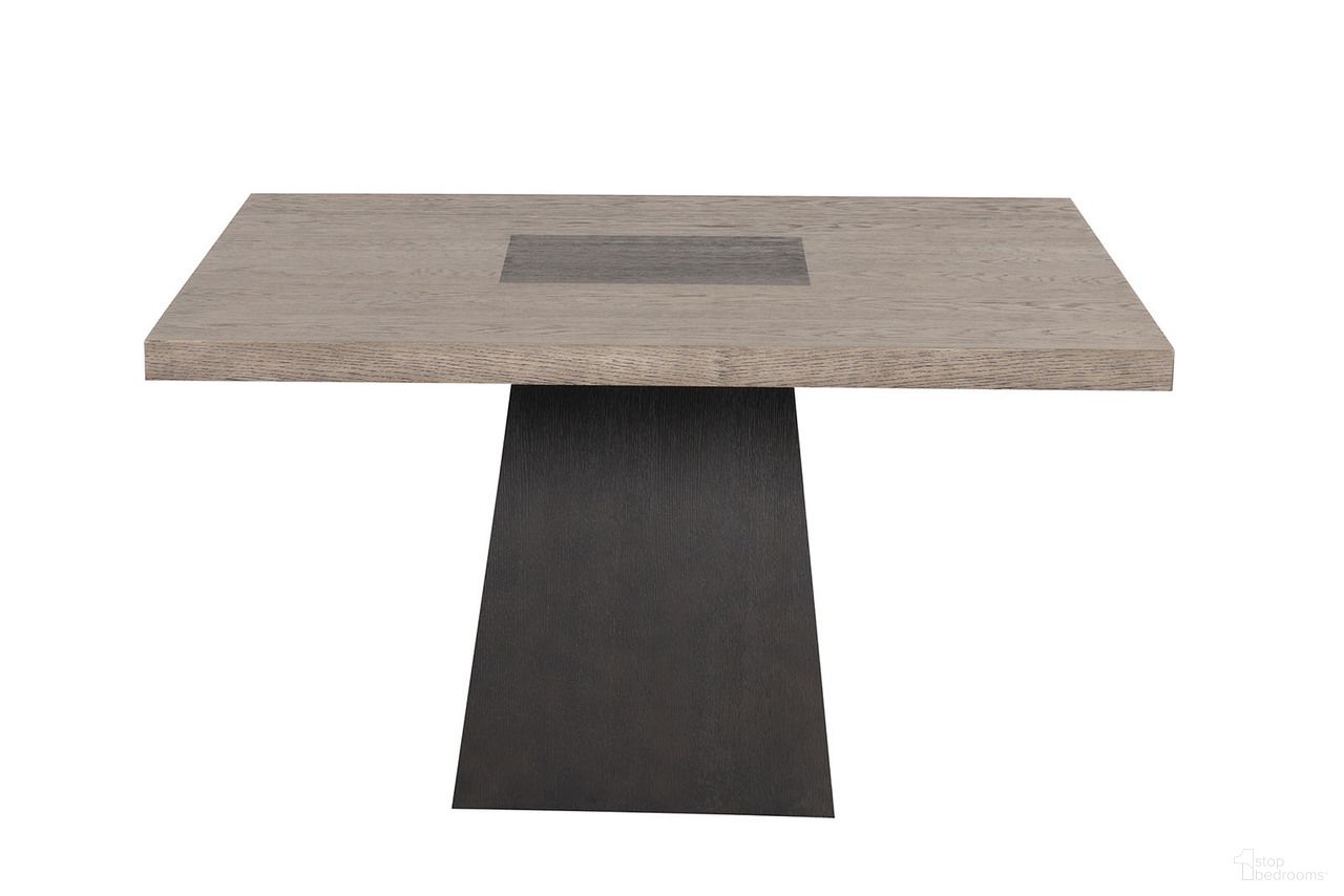The appearance of Broager Square Table In Rustic Oak and Dark Walnut designed by Furniture of America in the modern / contemporary interior design. This rustic oak and dark walnut piece of furniture was selected by 1StopBedrooms from Broager Collection to add a touch of cosiness and style into your home. Sku: FM3331DB-ST-1;FM3331DB-ST-2. Table Base Style: Pedestal. Table Top Shape: Square. Size: 54" x 54". Material: Boucle.