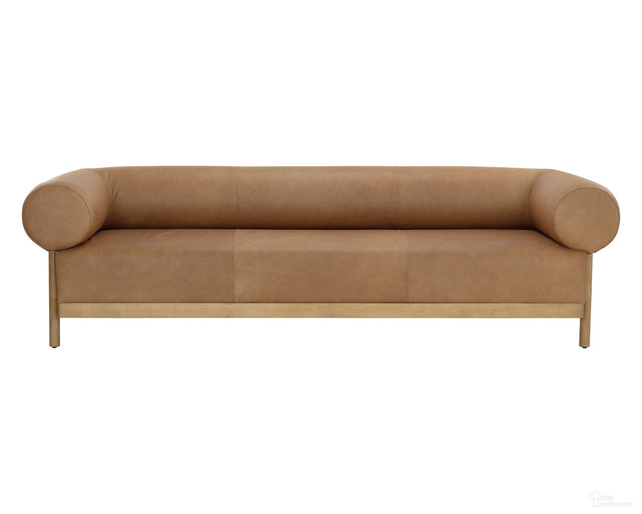 Bromley Sofa In Rustic Oak and Ludlow Sesame