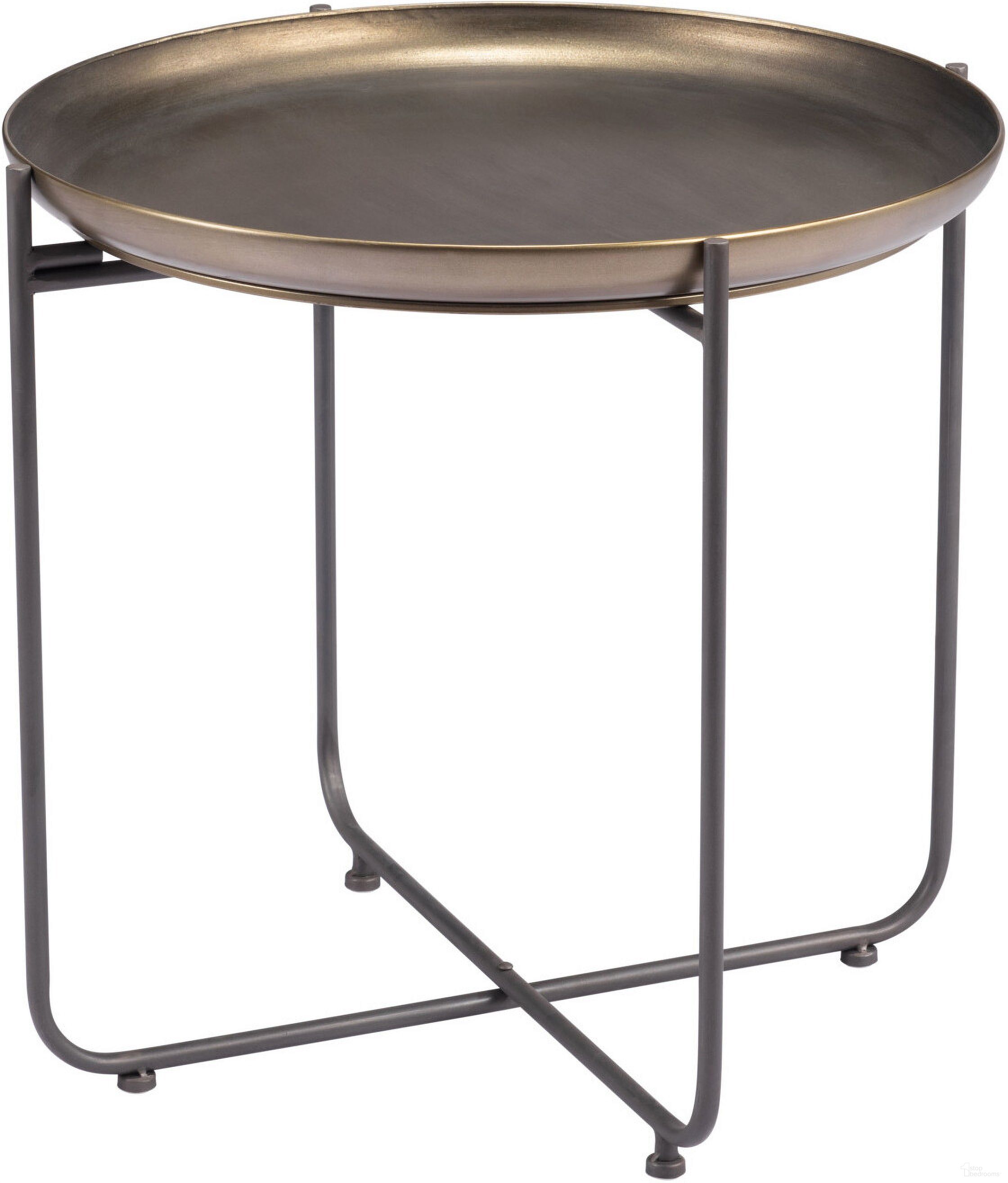 The appearance of Bronson Side Table In Bronze designed by Zuo Modern in the modern / contemporary interior design. This bronze piece of furniture  was selected by 1StopBedrooms from Bronson Collection to add a touch of cosiness and style into your home. Sku: 109596. Material: Steel.