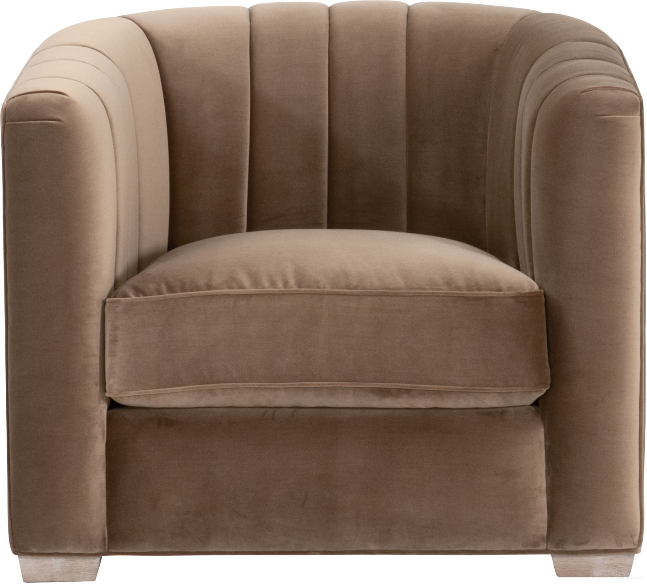 The appearance of Bronx Channel Back Sofa Chair In Caramel and Natural Gray designed by Essentials For Living in the transitional interior design. This caramel/natural gray piece of furniture was selected by 1StopBedrooms from Stitch & Hand Collection to add a touch of cosiness and style into your home. Sku: 6615-1.CAR/NG. Material: Solid Oak.