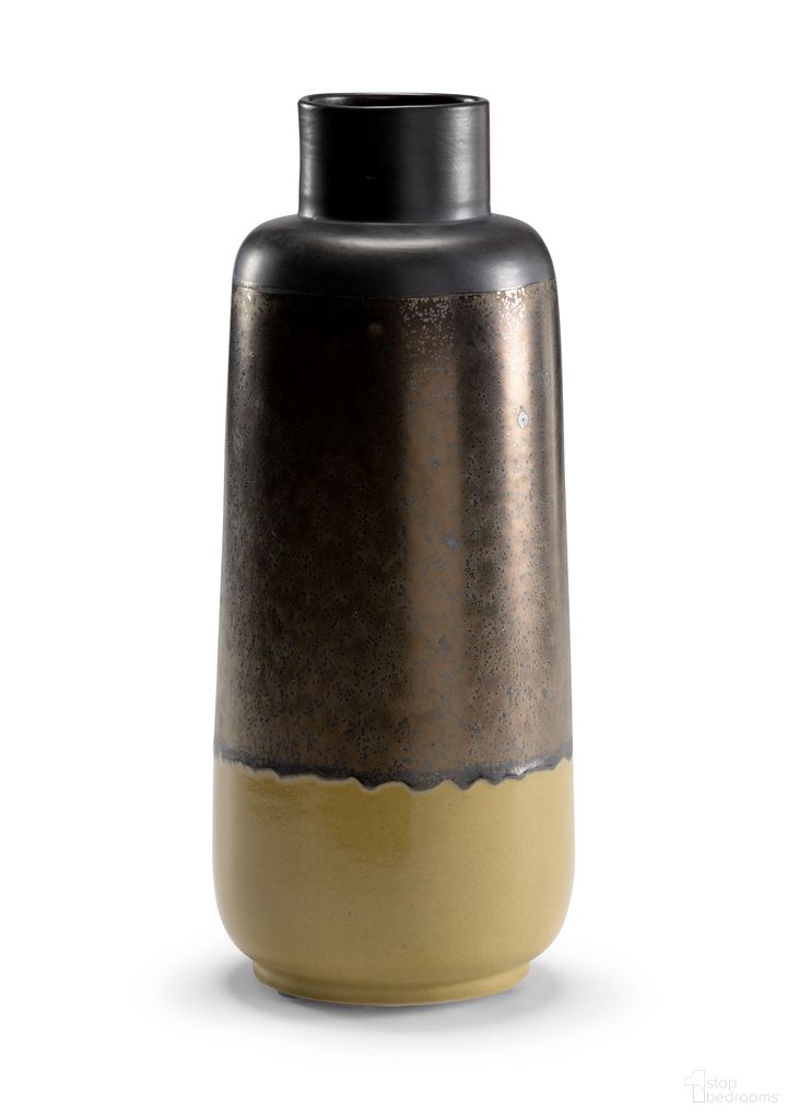 Bronze Potter's Vase In Black