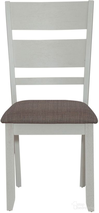 The appearance of Brook Bay Slat Back Upholstered Side Chair Set of 2 designed by Liberty in the transitional interior design. This white and gray piece of furniture was selected by 1StopBedrooms from Brook Bay Collection to add a touch of cosiness and style into your home. Sku: 182-C1501S. Material: Rubberwood. Chair Type: Side Chair.