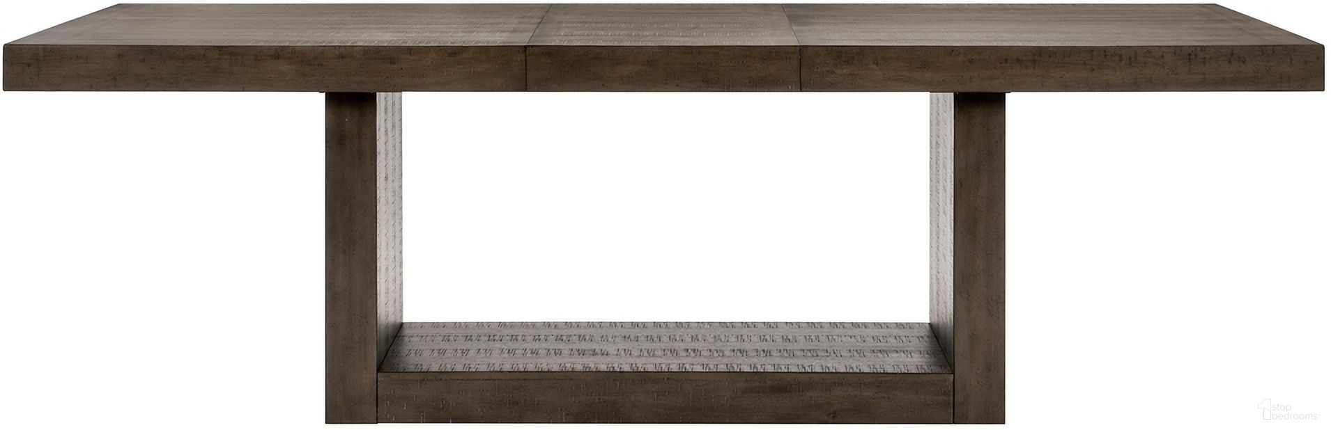The appearance of Brookings Dining Table In Brown designed by Homelegance in the modern / contemporary interior design. This brown piece of furniture was selected by 1StopBedrooms from Brookings Collection to add a touch of cosiness and style into your home. Sku: 5764-96;5764-96B. Table Base Style: Trestle. Material: Wood. Table Top Shape: Rectangular. Size: 40" x 96".