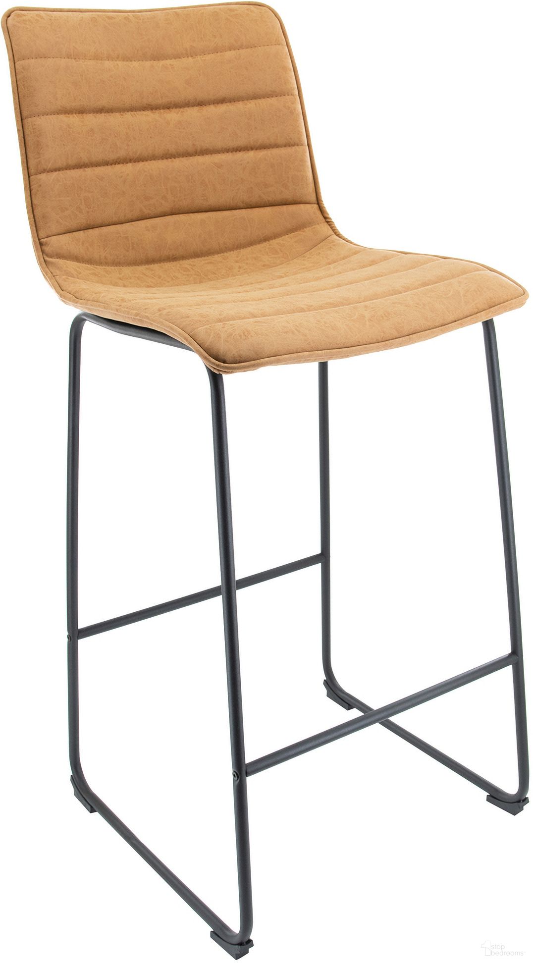 The appearance of Brooklyn 29.9 Inch Leather Barstool In Light Brown designed by LeisureMod in the modern / contemporary interior design. This light brown piece of furniture was selected by 1StopBedrooms from Brooklyn Collection to add a touch of cosiness and style into your home. Sku: BS29BR. Material: Faux Leather.