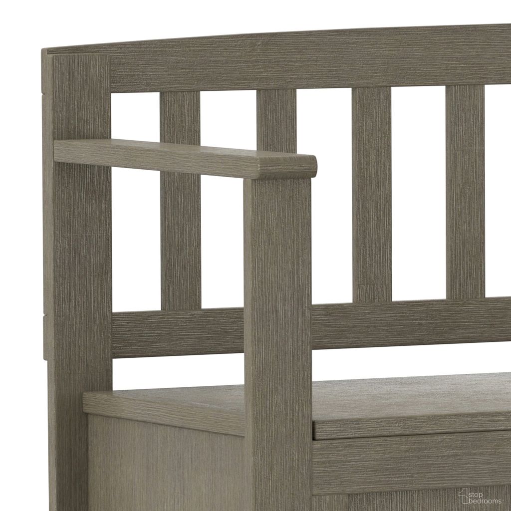 Simpli Home Brooklyn Storage Bench - Thumbnail 5