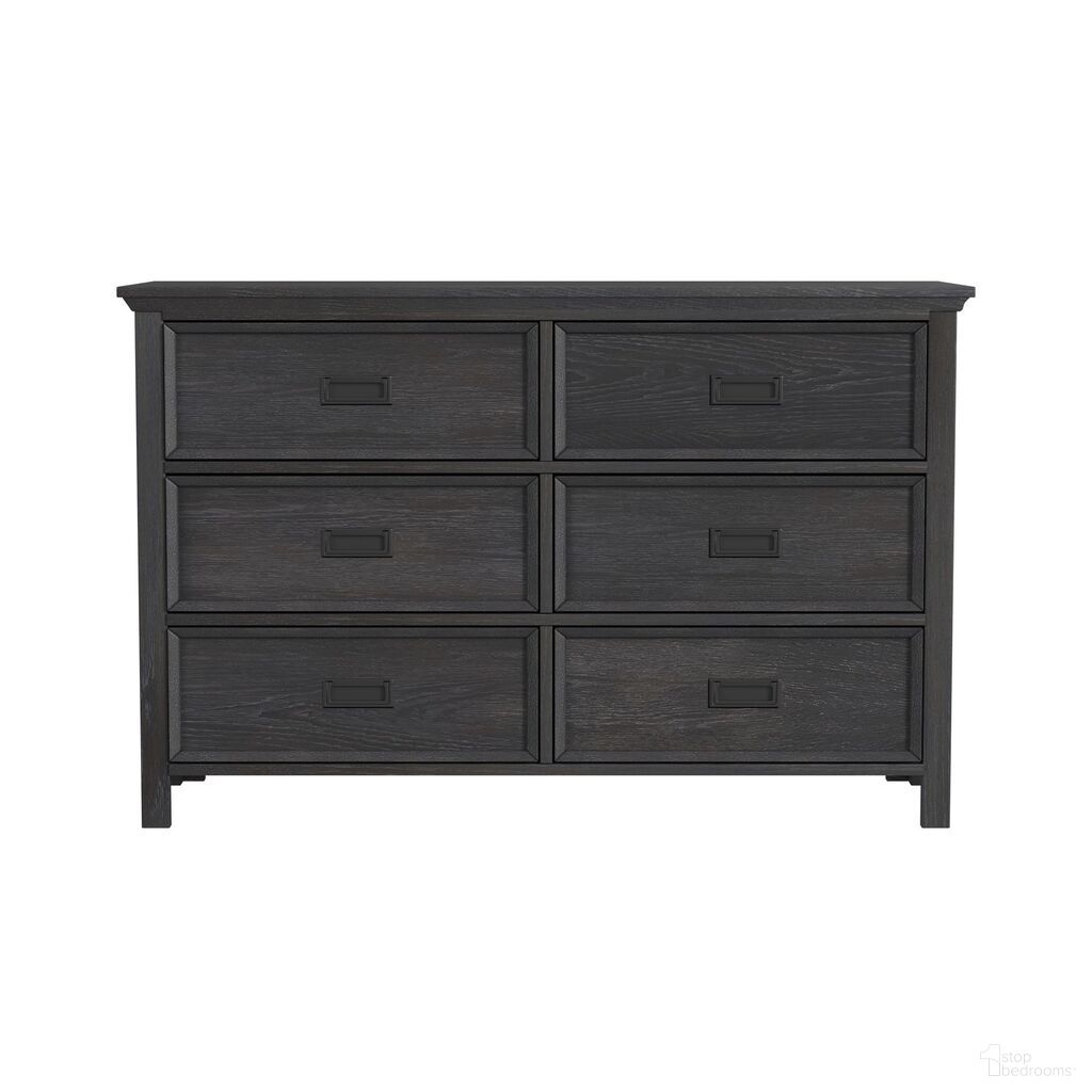 The appearance of Brooklyn Kids 6-Drawer Dresser In Charcoal designed by Picket House in the transitional interior design. This charcoal piece of furniture was selected by 1StopBedrooms from Brooklyn Collection to add a touch of cosiness and style into your home. Sku: Y-15760-8-DR. Material: Oak.