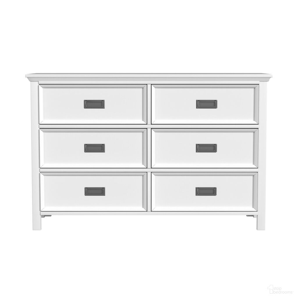 The appearance of Brooklyn Kids 6-Drawer Dresser In White designed by Picket House in the transitional interior design. This white piece of furniture was selected by 1StopBedrooms from Brooklyn Collection to add a touch of cosiness and style into your home. Sku: Y-15760-7-DR. Material: Oak.