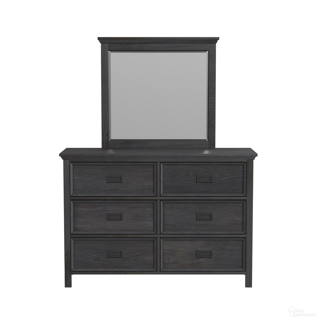 The appearance of Brooklyn Kids Dresser and Mirror Set In Charcoal designed by Picket House in the transitional interior design. This charcoal piece of furniture was selected by 1StopBedrooms from Brooklyn Collection to add a touch of cosiness and style into your home. Sku: Y-15760-8-DR;Y-15760-8-MR. Material: Oak.