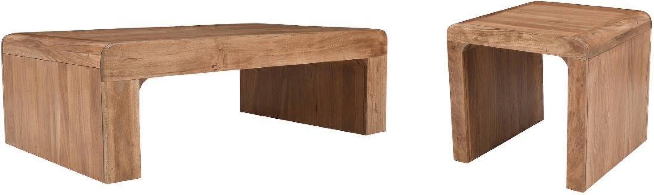 Brooklyn Occasional Table Set In Natural by Jofran 1StopBedrooms