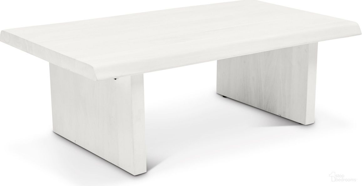 The appearance of Brooks 48 Inch Coffee Table In White Wash designed by Urbia in the modern / contemporary interior design. This white wash piece of furniture was selected by 1StopBedrooms from Brooks Collection to add a touch of cosiness and style into your home. Sku: IL-BRO-CT-48WW. Material: Acacia Wood.