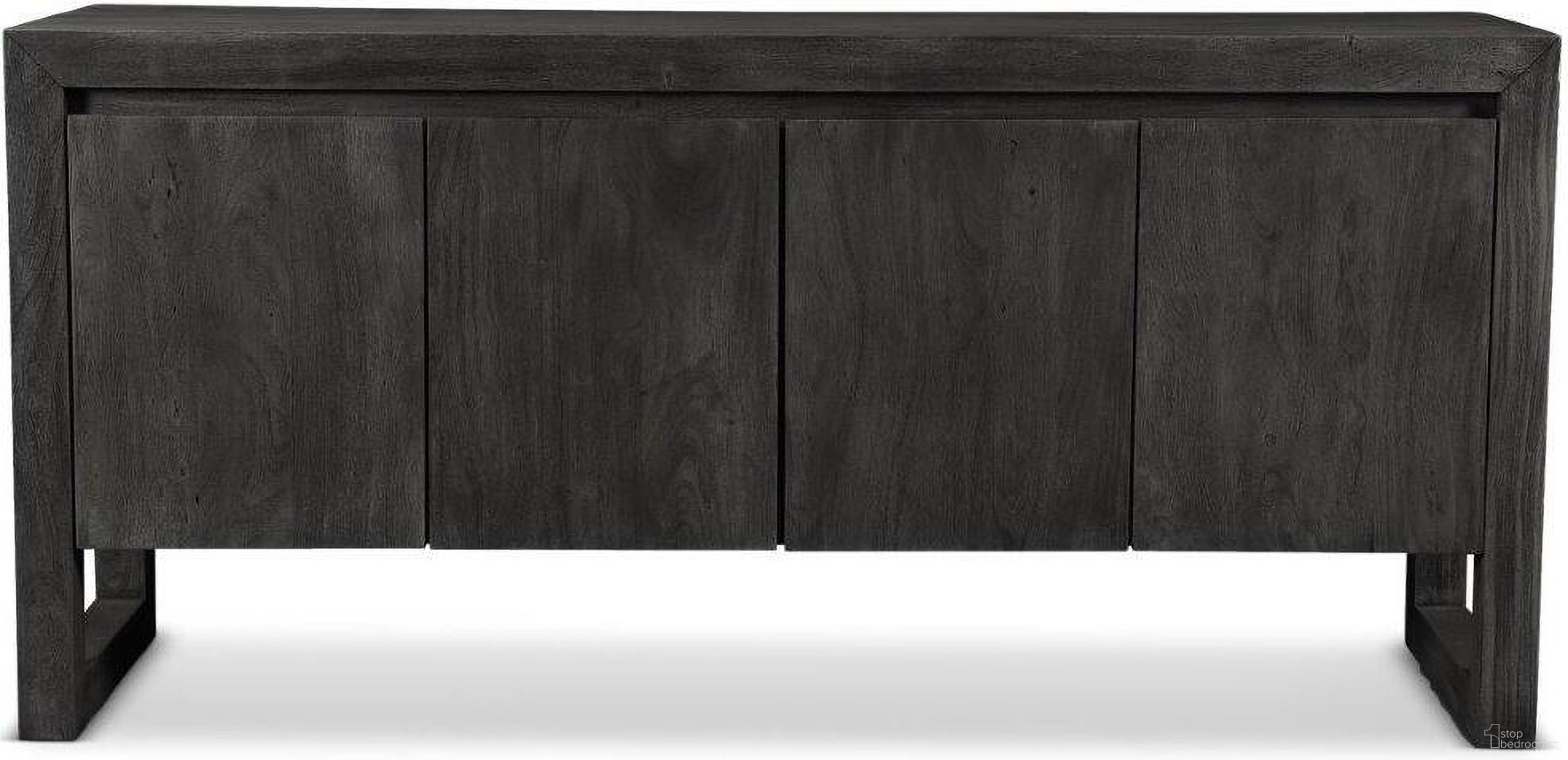 The appearance of Brooks Buffet In Ebonized designed by Urbia in the modern / contemporary interior design. This ebony piece of furniture was selected by 1StopBedrooms from Brooks Collection to add a touch of cosiness and style into your home. Sku: IL-BRO-BUF-BK. Material: Acacia Wood.