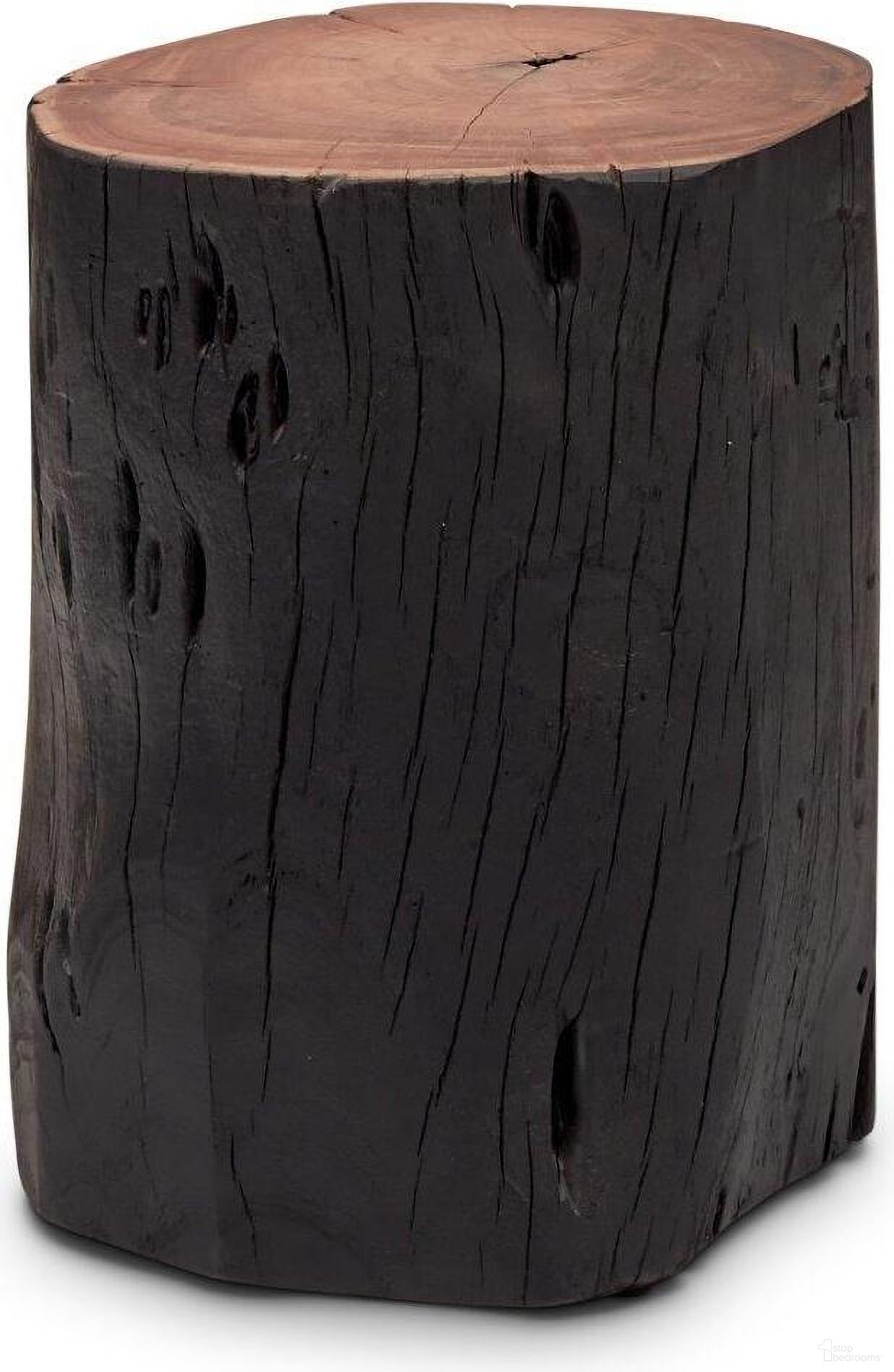 The appearance of Brooks Solid Wood Stump In Ebonized designed by Urbia in the modern / contemporary interior design. This ebony piece of furniture  was selected by 1StopBedrooms from Brooks Collection to add a touch of cosiness and style into your home. Sku: IL-STUMP-BK. Material: Acacia Wood.