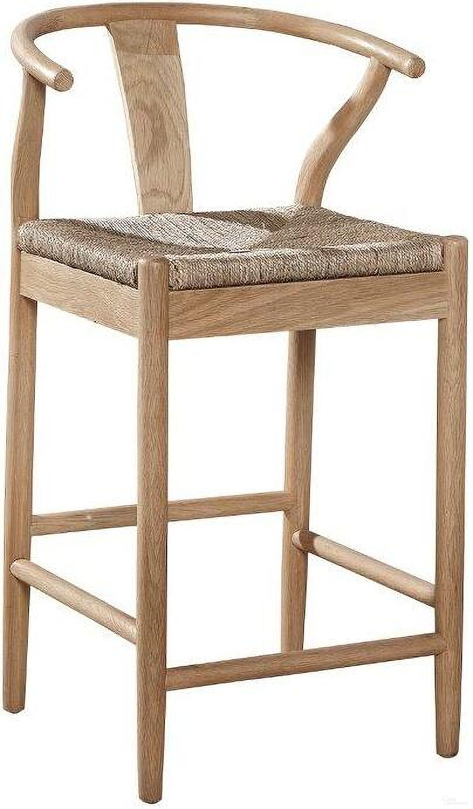 The appearance of Broomstick Counter Stool designed by Furniture Classics in the modern / contemporary interior design. This oak piece of furniture  was selected by 1StopBedrooms from Broomstick Collection to add a touch of cosiness and style into your home. Sku: 71072LO. Material: Wood.