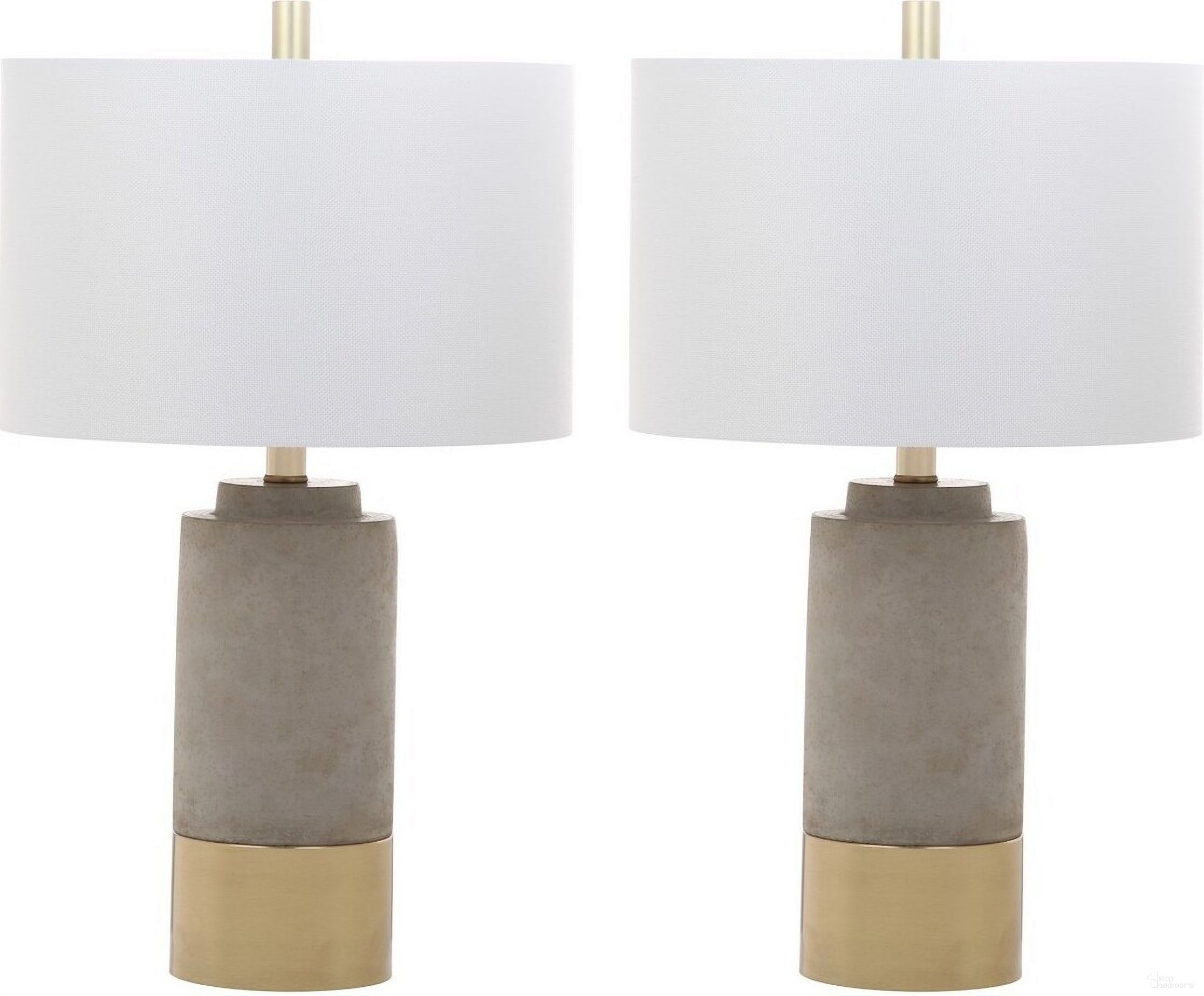 The appearance of Brown Table Lamp Set of 2 designed by Safavieh in the modern / contemporary interior design. This grey piece of furniture was selected by 1StopBedrooms from Brown Collection to add a touch of cosiness and style into your home. Sku: LIT4451A-SET2. Material: Brass.