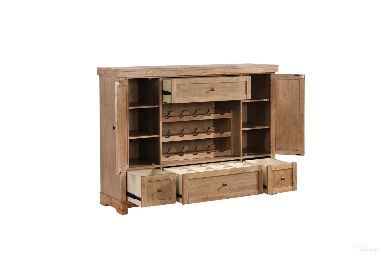 The appearance of Brownstone 60 Inch Spirit Cabinet In Warm Brown designed by ECI in the rustic / southwestern interior design. This warm brown piece of furniture was selected by 1StopBedrooms from Brownstone Collection to add a touch of cosiness and style into your home. Sku: 0600-77-SC60. Material: Hardwood.