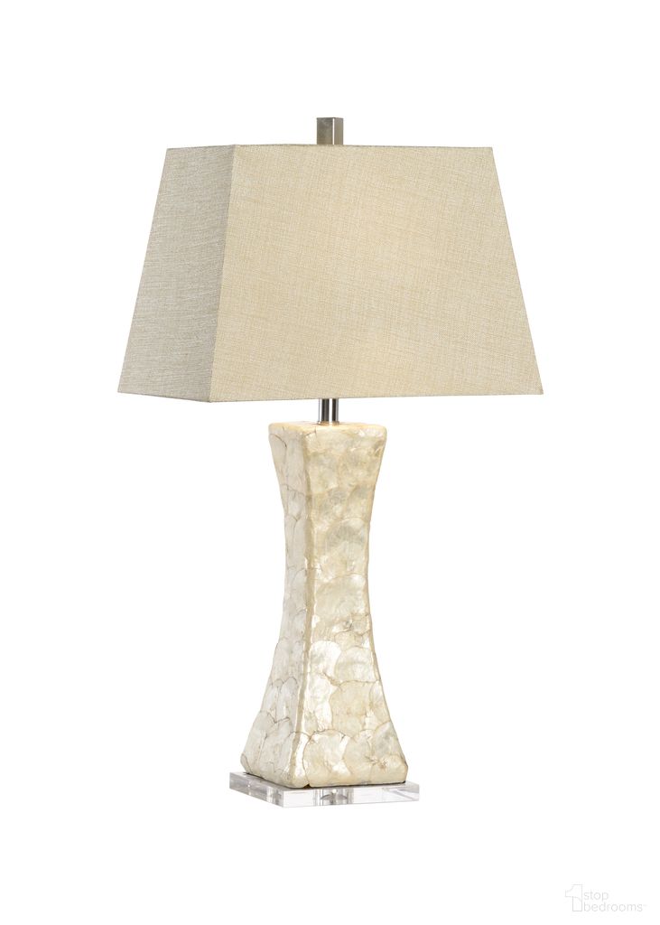 Bruce Lamp In White and Cream