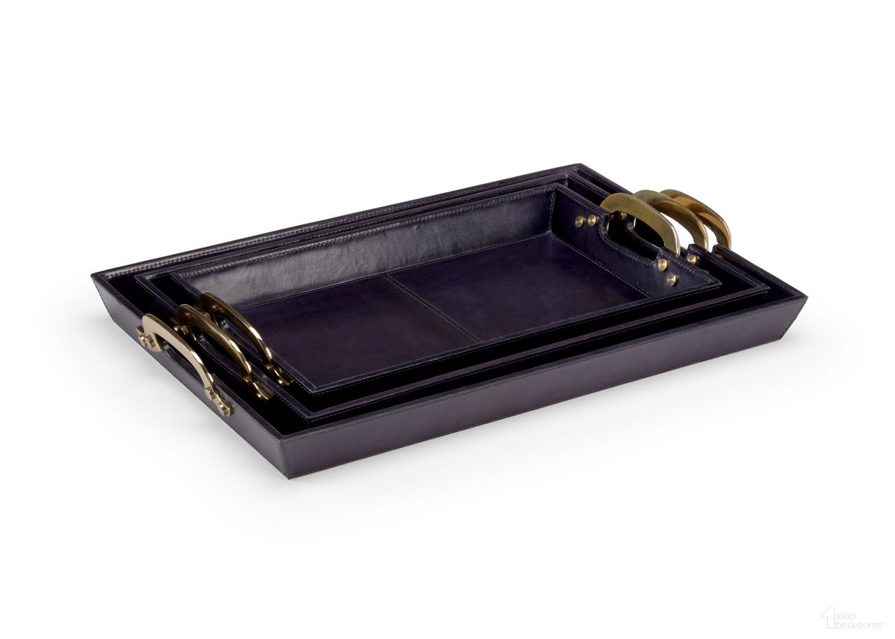The appearance of Bruce Trays Set of 3 In Blue designed by Wildwood in the modern / contemporary interior design. This blue piece of furniture was selected by 1StopBedrooms from Wildwood Collection to add a touch of cosiness and style into your home. Sku: 301872. Material: Wood.
