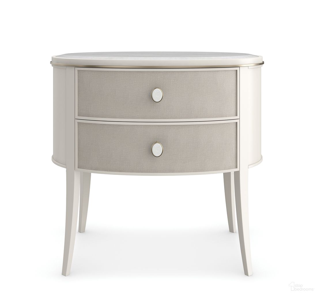 Bruges Nightstand In White