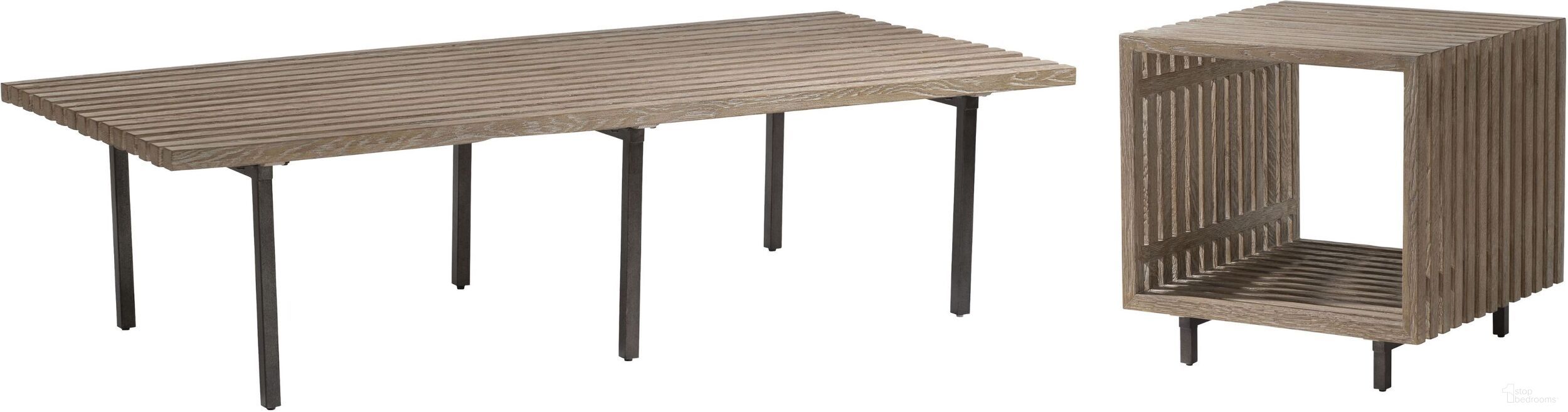 The appearance of Brumley Occasional Table Set designed by Bernhardt in the transitional interior design. This marcona piece of furniture was selected by 1StopBedrooms from Brumley Collection to add a touch of cosiness and style into your home. Sku: 473021;473121. Material: Metal.