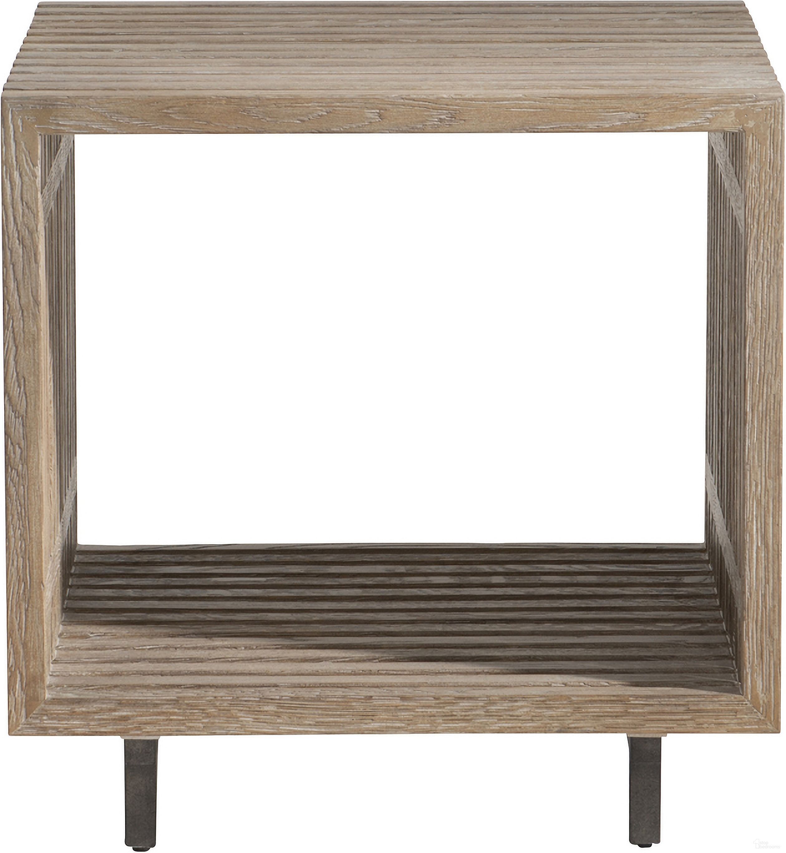 The appearance of Brumley Side Table designed by Bernhardt in the transitional interior design. This marcona/anthracite piece of furniture was selected by 1StopBedrooms from Brumley Collection to add a touch of cosiness and style into your home. Sku: 473121. Material: Metal.