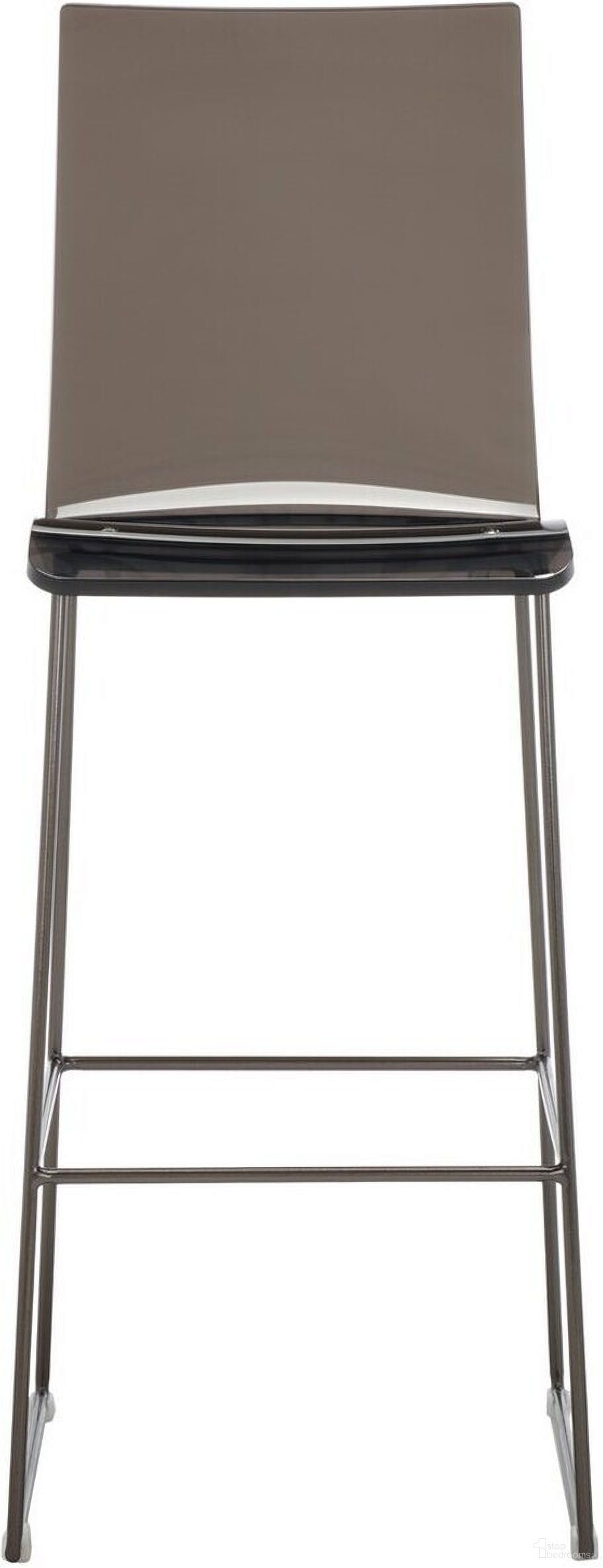 The appearance of Bryant Acrylic Barstool In Gray and Black designed by Safavieh Couture in the glam interior design. This gray and black piece of furniture  was selected by 1StopBedrooms from Bryant Collection to add a touch of cosiness and style into your home. Sku: SFV2564B. Material: Iron.