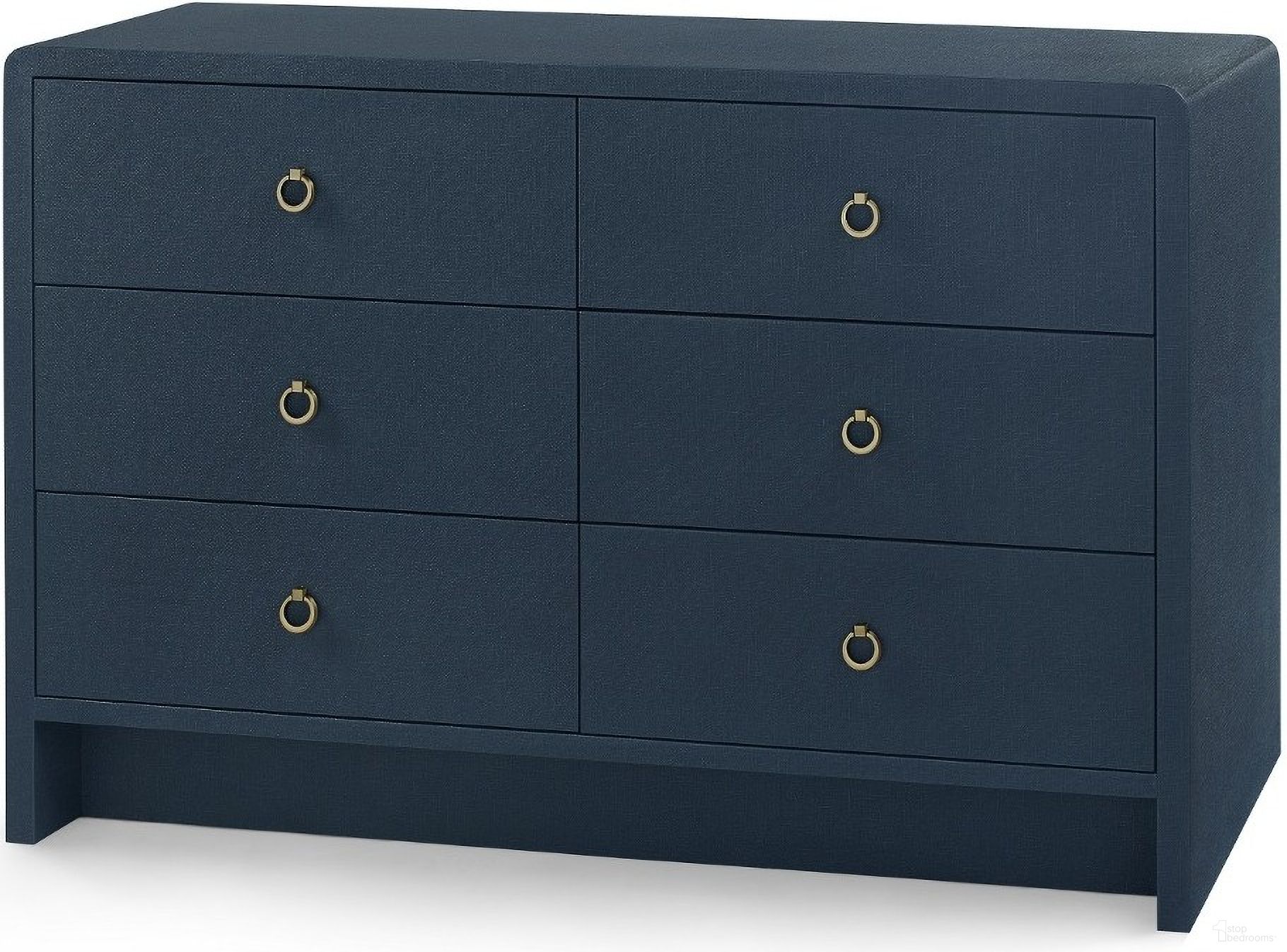 The appearance of Bryant Linen Extra Large 6-Drawer In Blue Steel designed by Villa & House in the transitional interior design. This blue piece of furniture was selected by 1StopBedrooms from Bryant Collection to add a touch of cosiness and style into your home. Sku: BRY-250-5198. Material: Linen.